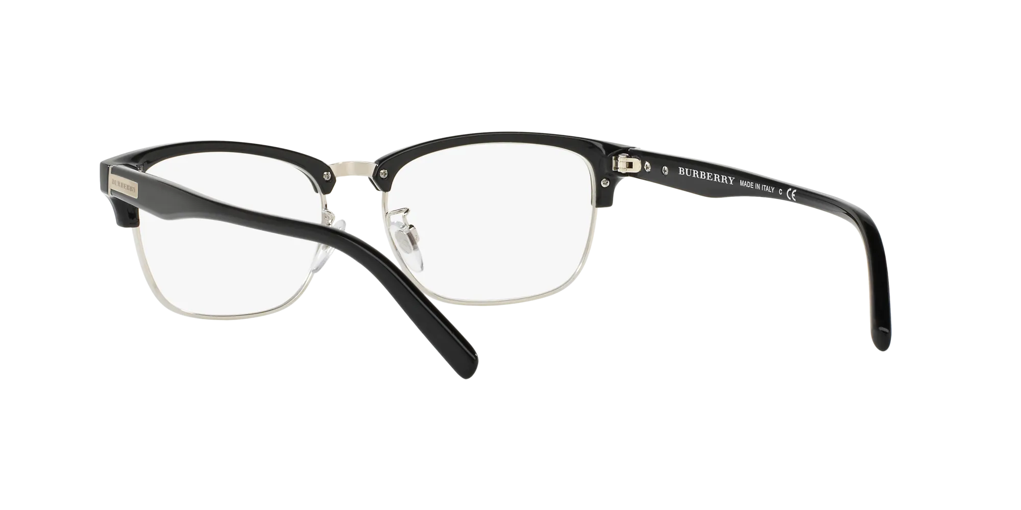 Burberry BE2238D 3001 Montature da vista Nylon Nero Squadrata Normale - immagine 4