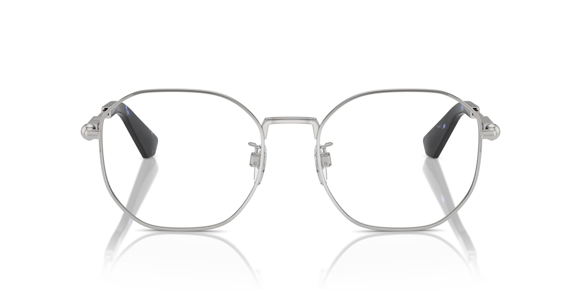 Burberry BE1387D 1005 Montature da vista Metallo Argento Trasparente Geometrica Normale - immagine 3