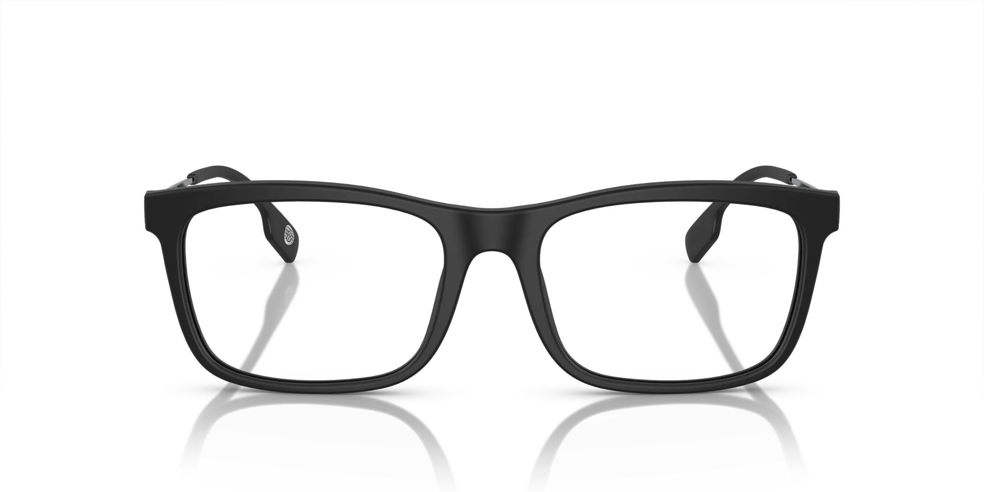 Burberry BE2384 3464 Montature da vista Acetato Nero Trasparente Squadrata Normale - immagine 3