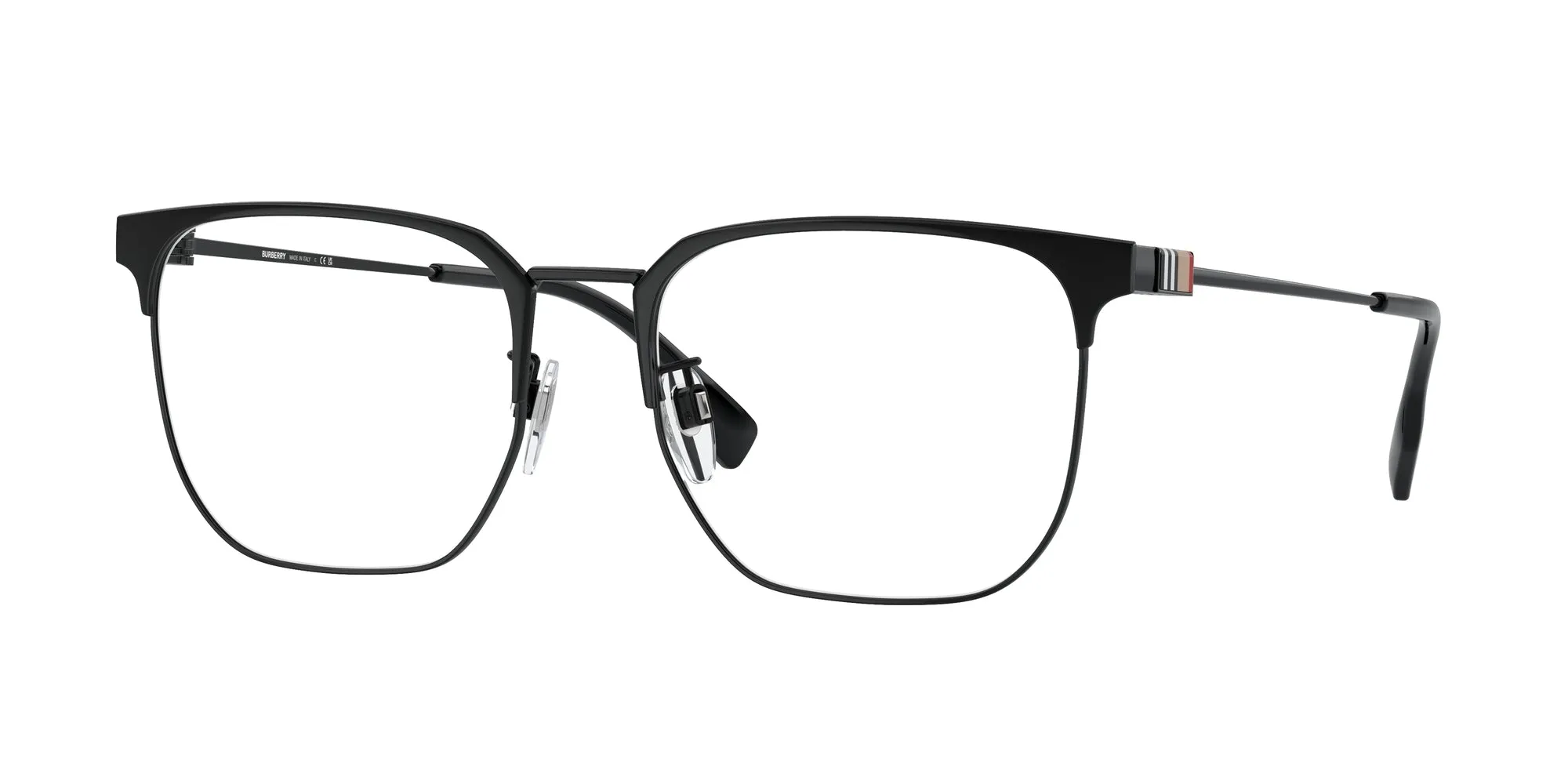 Burberry BE1383D 1001 Montature da vista Metallo Nero Squadrata Normale - immagine 1