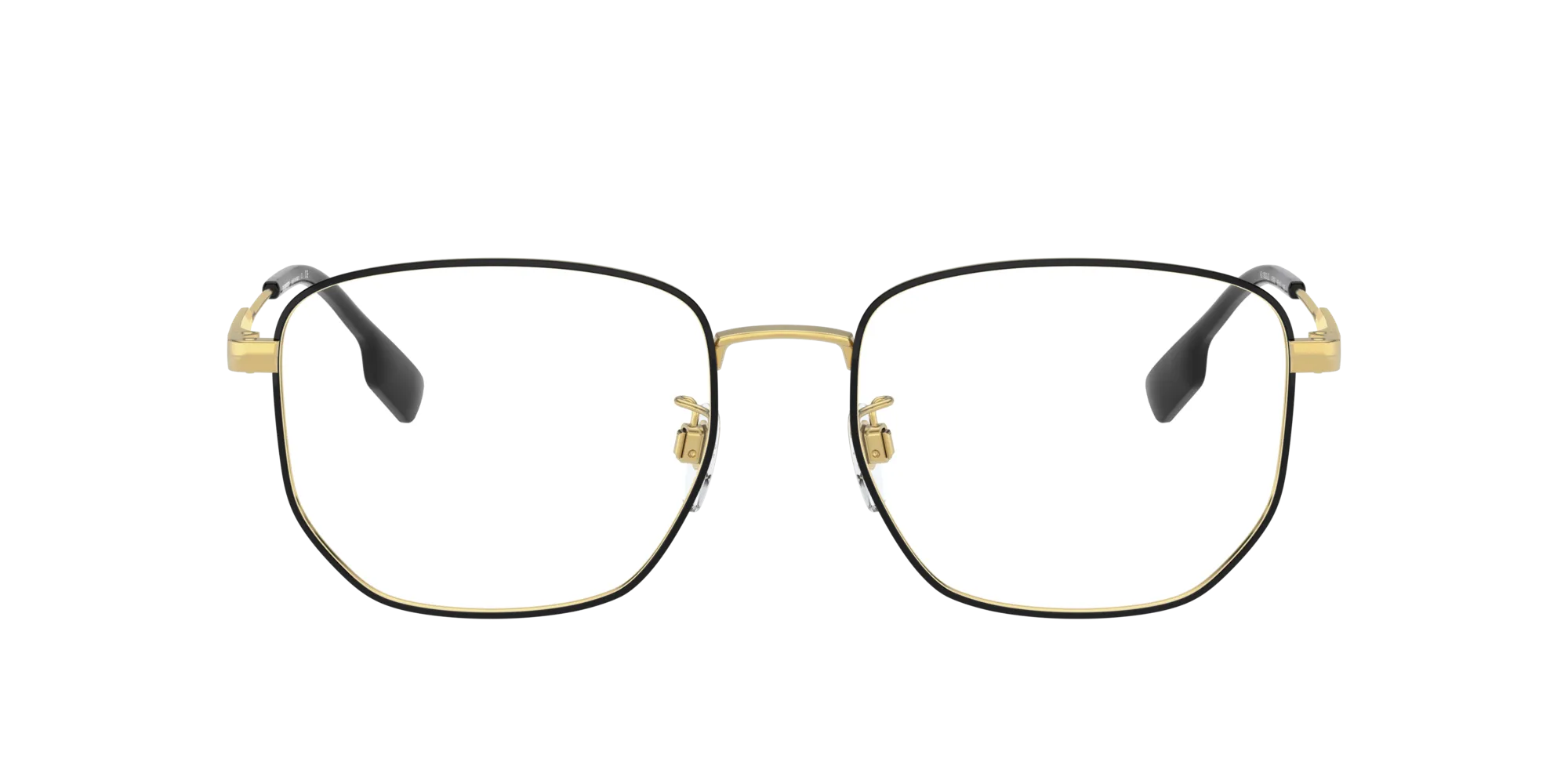 Burberry BE1352D 1318 Montature da vista Acciaio Nero Geometrica Normale - immagine 2
