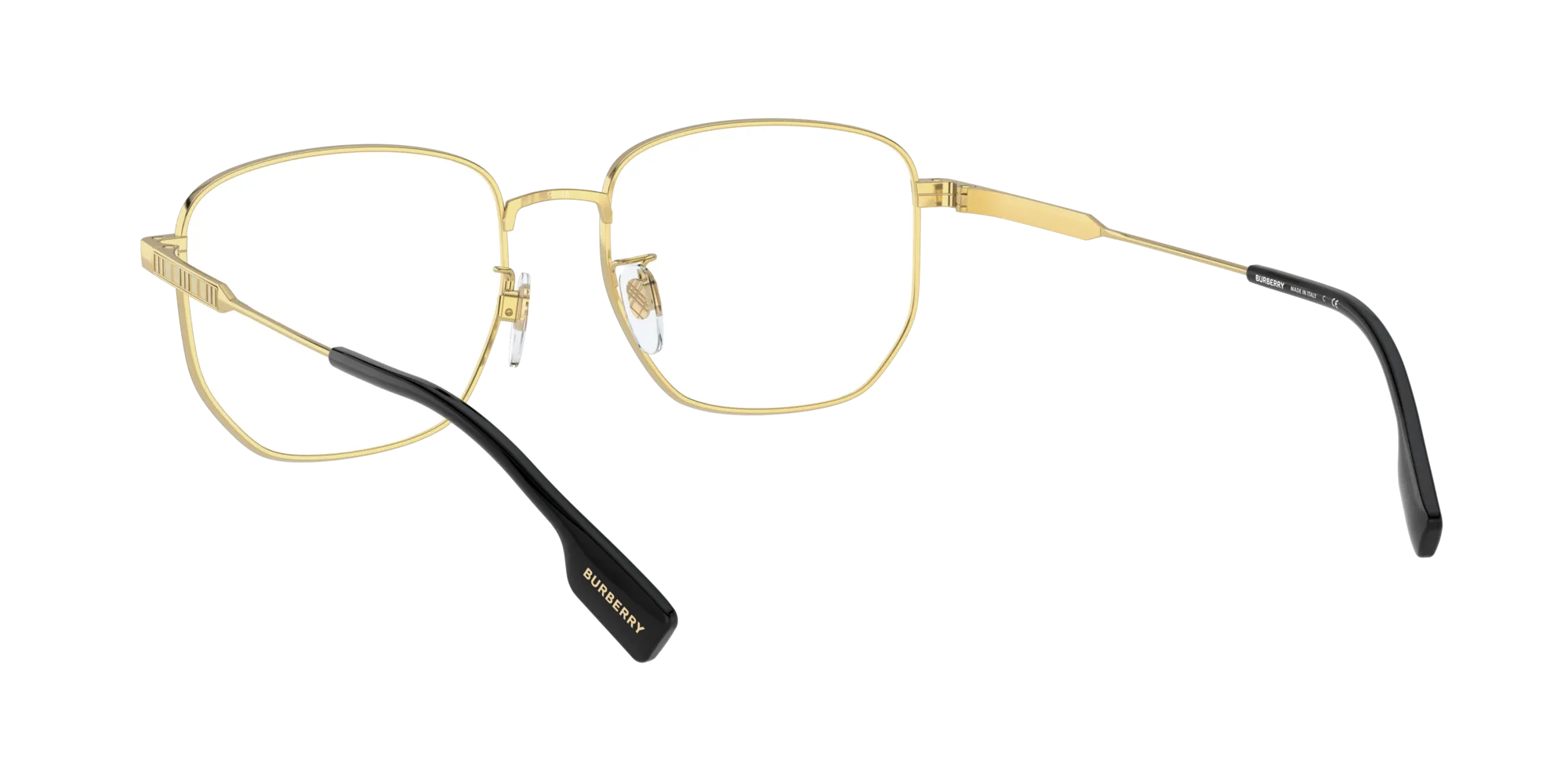 Burberry BE1352D 1318 Montature da vista Acciaio Nero Geometrica Normale - immagine 4