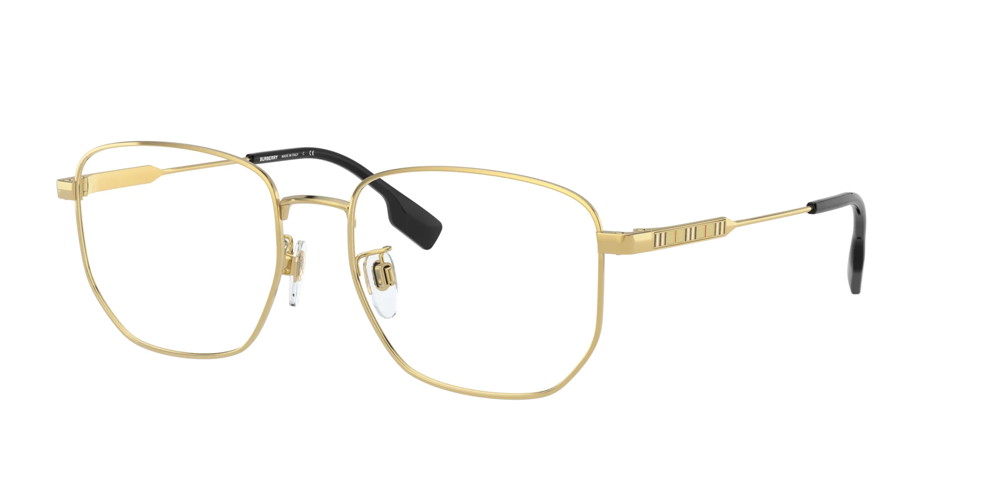 Burberry BE1352D 1017 Montature da vista Acciaio Oro Geometrica Normale - immagine 1