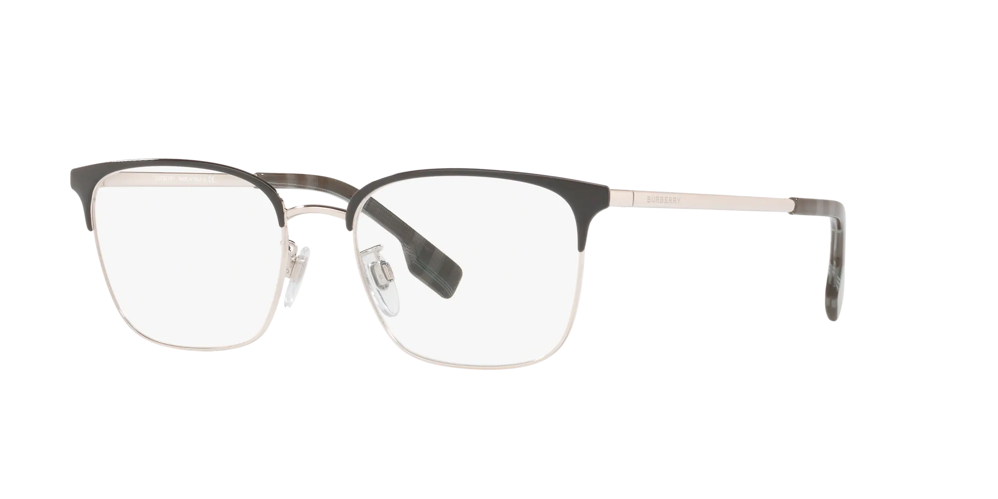 Burberry BE1338D 1005 Montature da vista Metallo Grigio Squadrata Normale - immagine 1