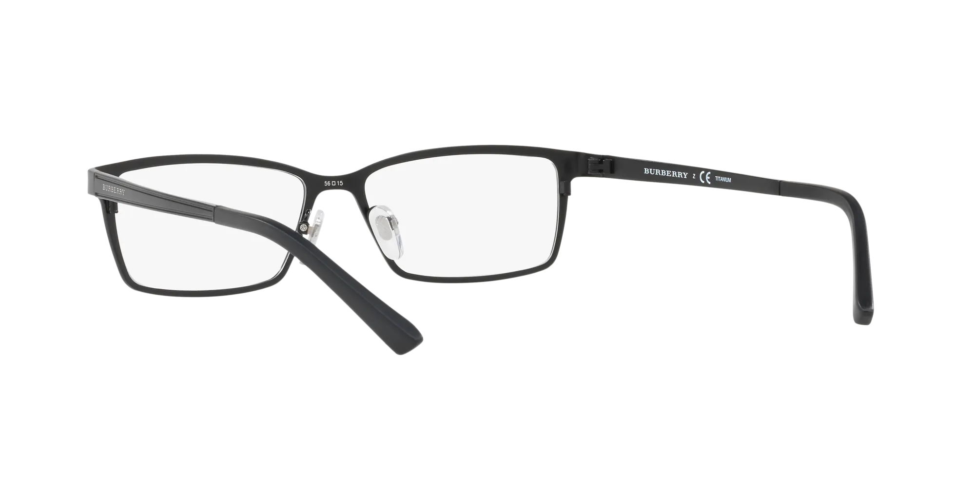 Burberry BE1292TD 1007 Montature da vista Titanio Nero Squadrata Normale - immagine 4