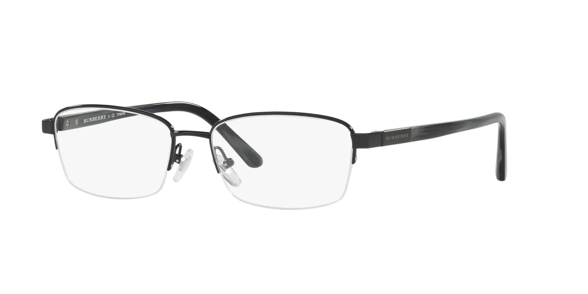 Burberry BE1288TD 1091 Montature da vista Titanio Grigio Squadrata Normale - immagine 1
