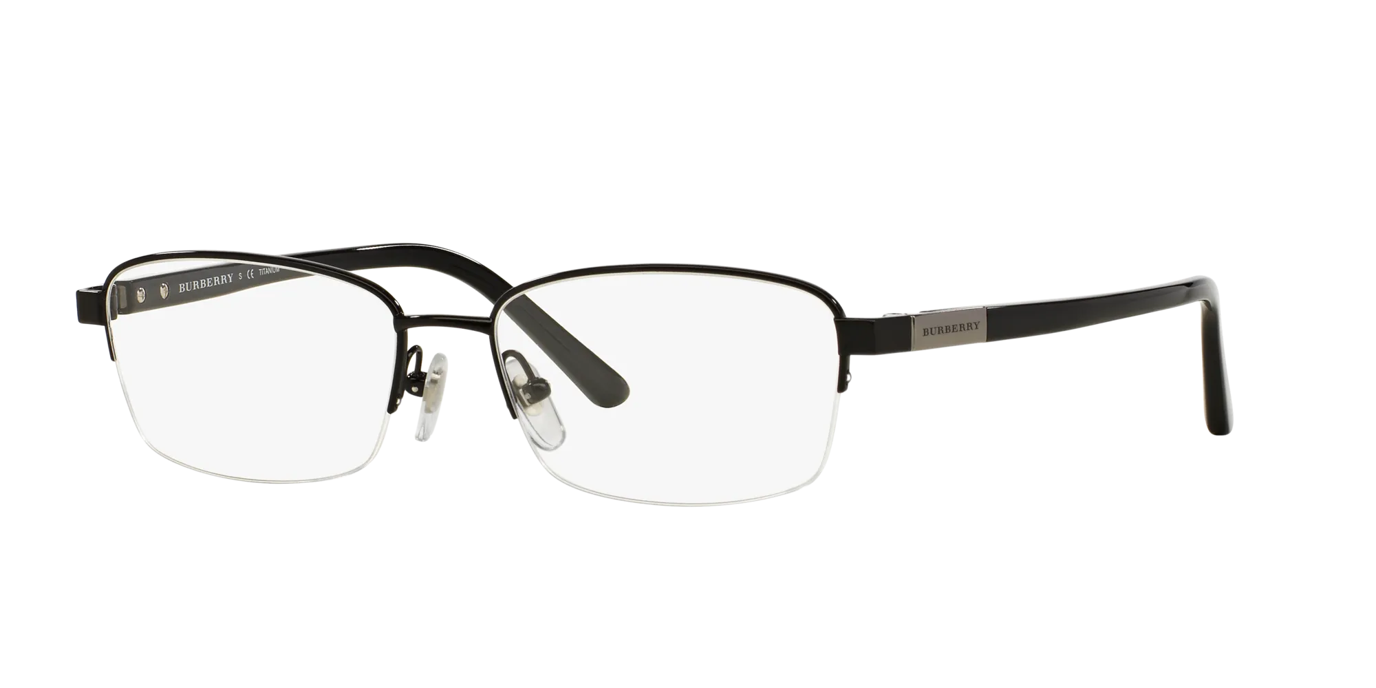 Burberry BE1288TD 1001 Montature da vista Titanio Nero Squadrata Normale - immagine 1