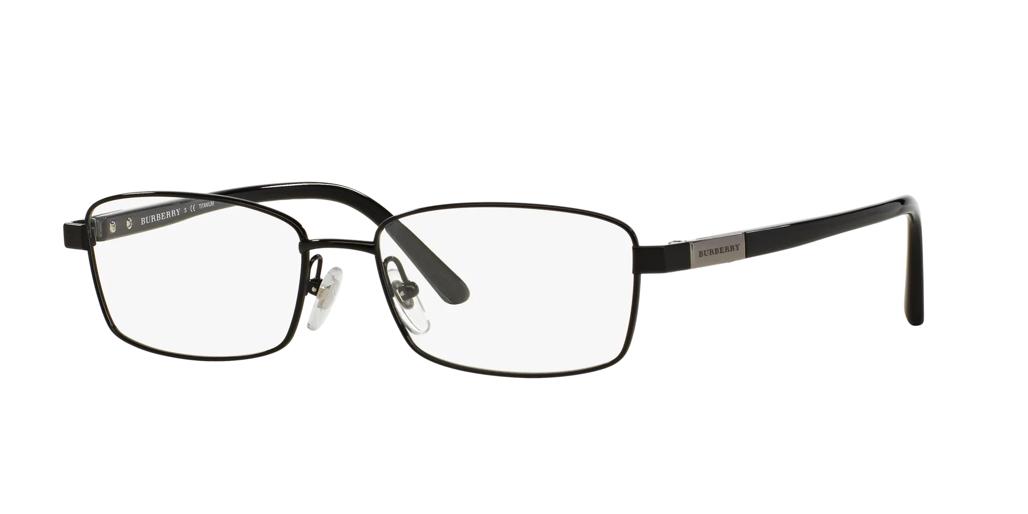 Burberry BE1287TD 1001 Montature da vista Titanio Nero Squadrata Normale - immagine 1