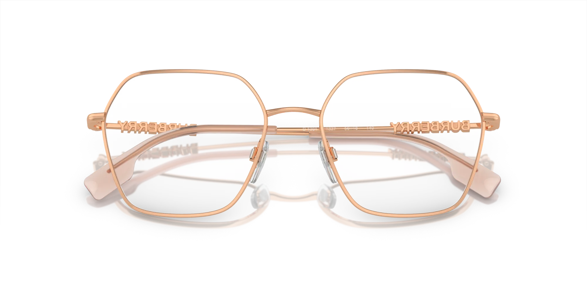 Burberry BE1381 1337 Montature da vista Acciaio Oro Geometrica Normale - immagine 2