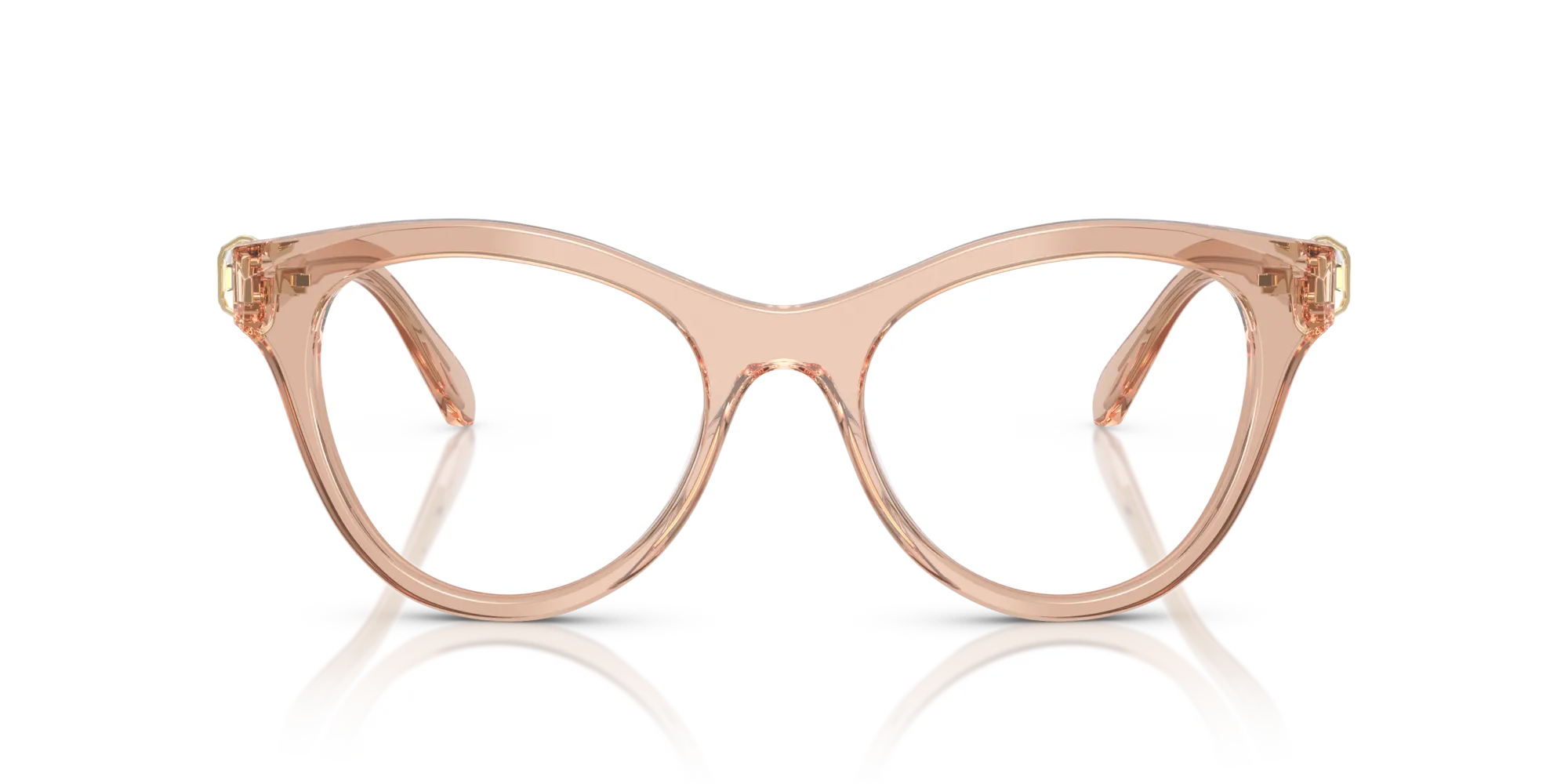 Swarovski SK2036 1063 Montature da vista Acetato Marrone Rotonda Normale - immagine 3