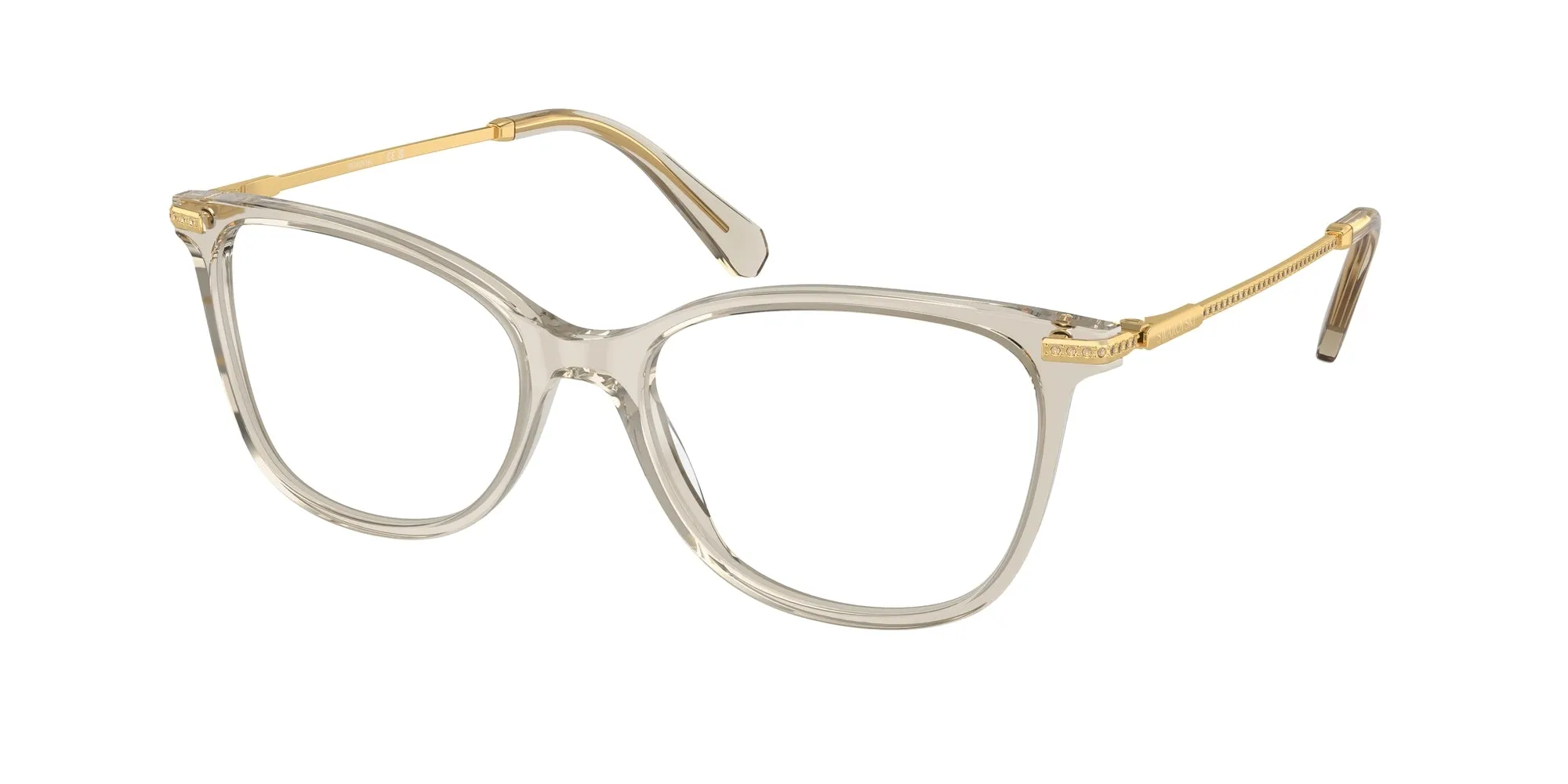 Swarovski SK2010 3003 Montature da vista Acetato Beige Squadrata Normale - immagine 1