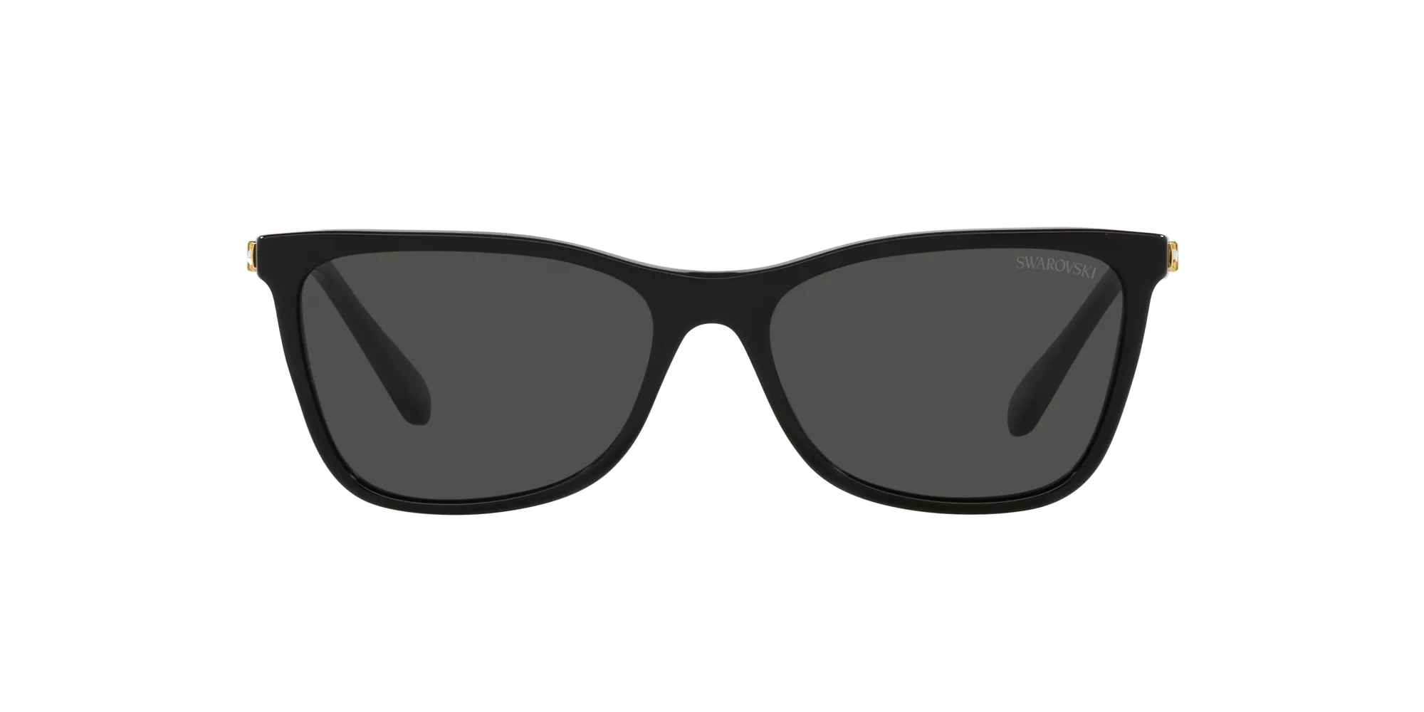 Swarovski SK6004 100187 Occhiali da sole Acetato Nero Grigio Squadrata Normale - immagine 2