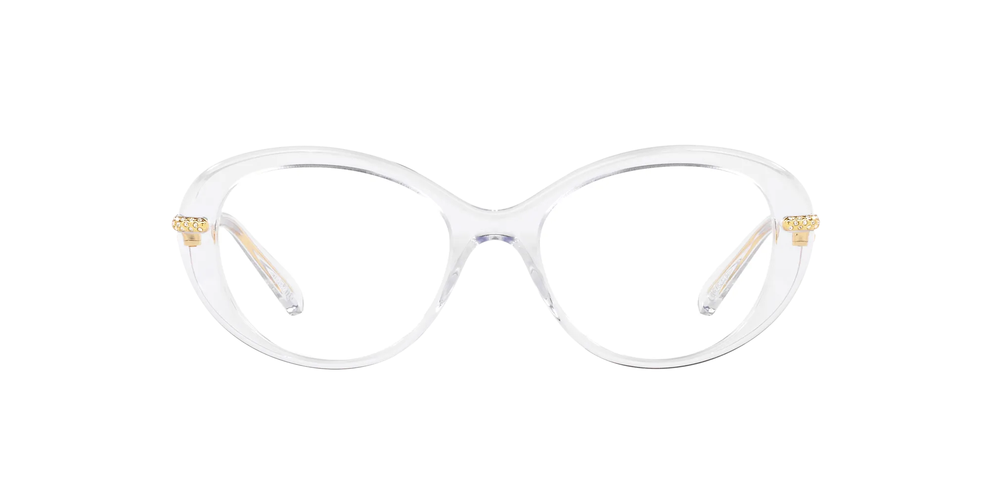 Swarovski SK2001 1027 Montature da vista Acetato Trasparente Rotonda Normale - immagine 2