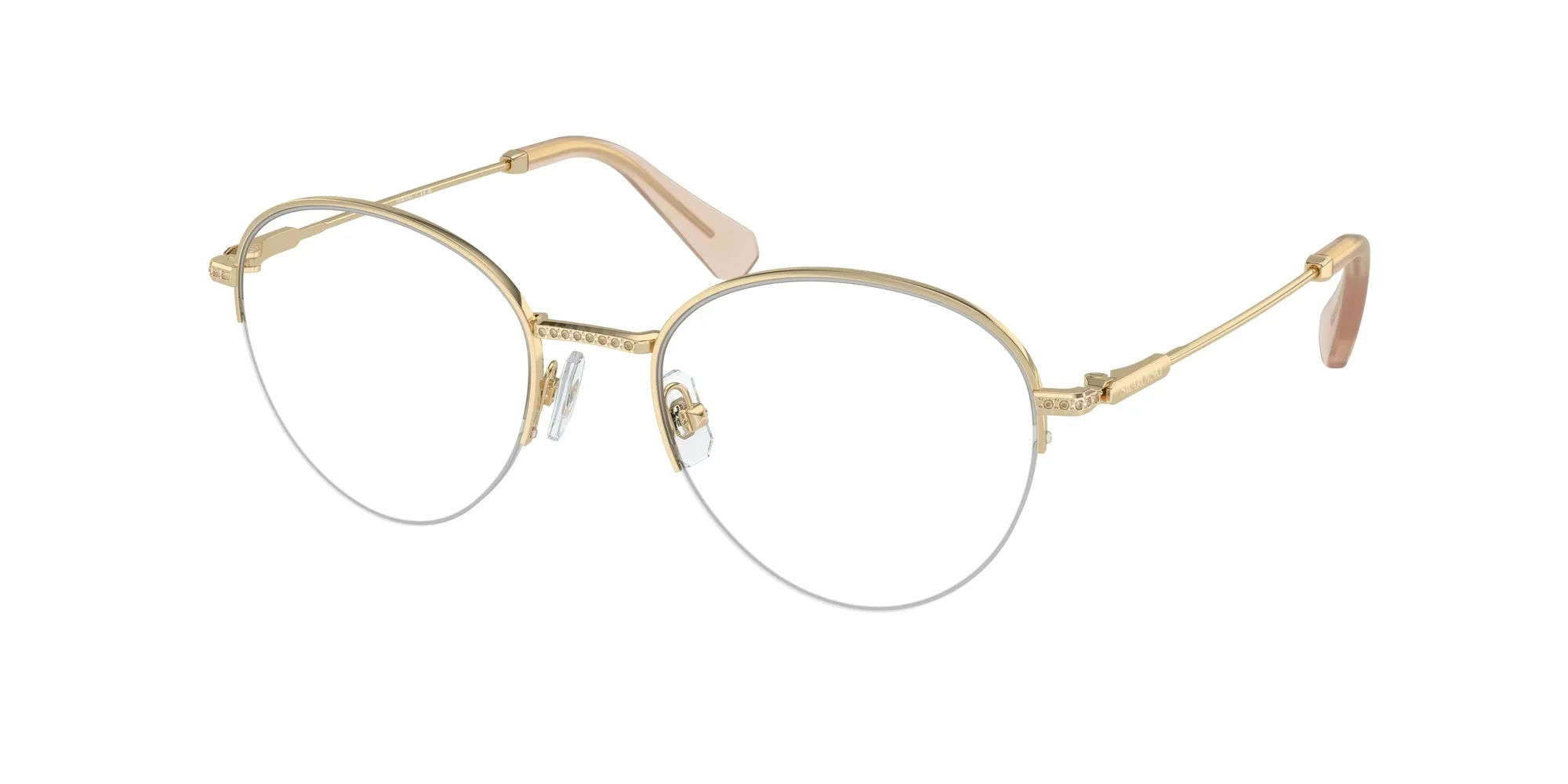 Swarovski SK1004 4013 Montature da vista Metallo Oro Trasparente Pantos Normale - immagine 1