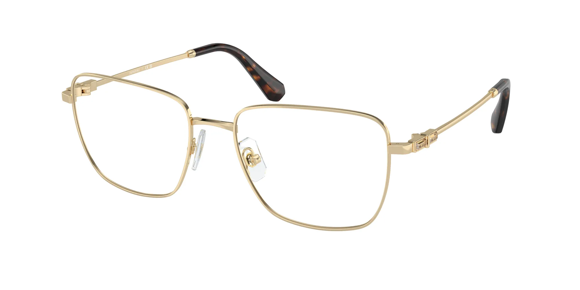 Swarovski SK1003 4013 Montature da vista Metallo Oro Squadrata Normale - immagine 1
