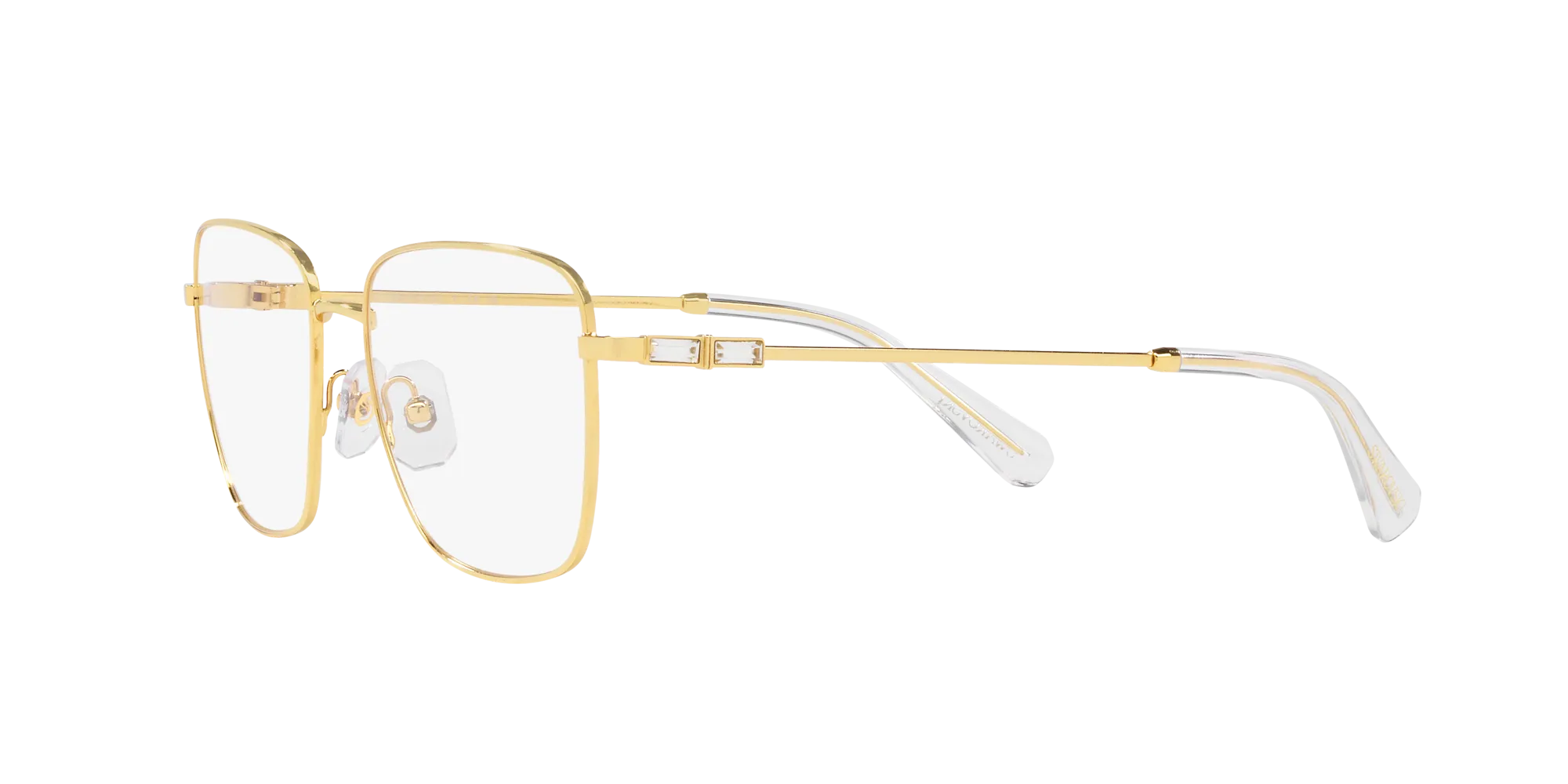 Swarovski SK1003 4004 Montature da vista Metallo Oro Trasparente Squadrata Normale - immagine 4