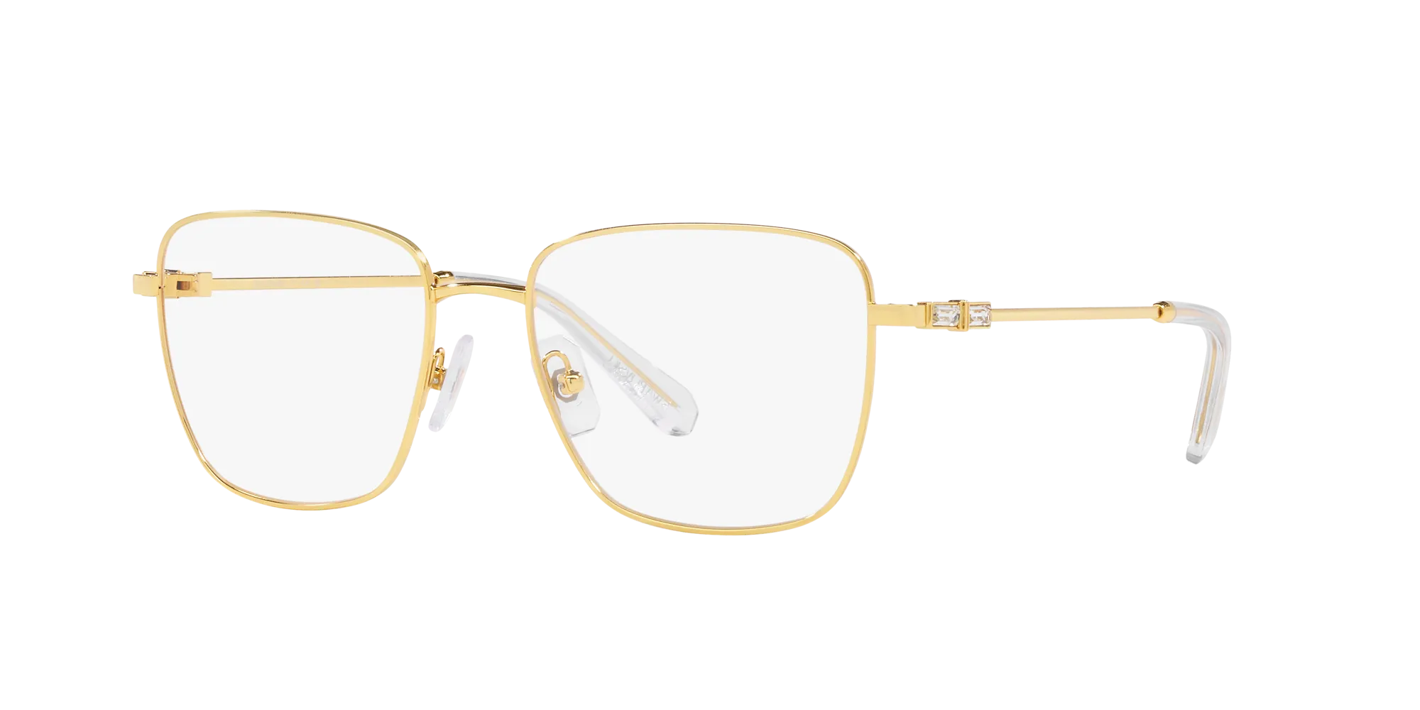 Swarovski SK1003 4004 Montature da vista Metallo Oro Trasparente Squadrata Normale - immagine 3