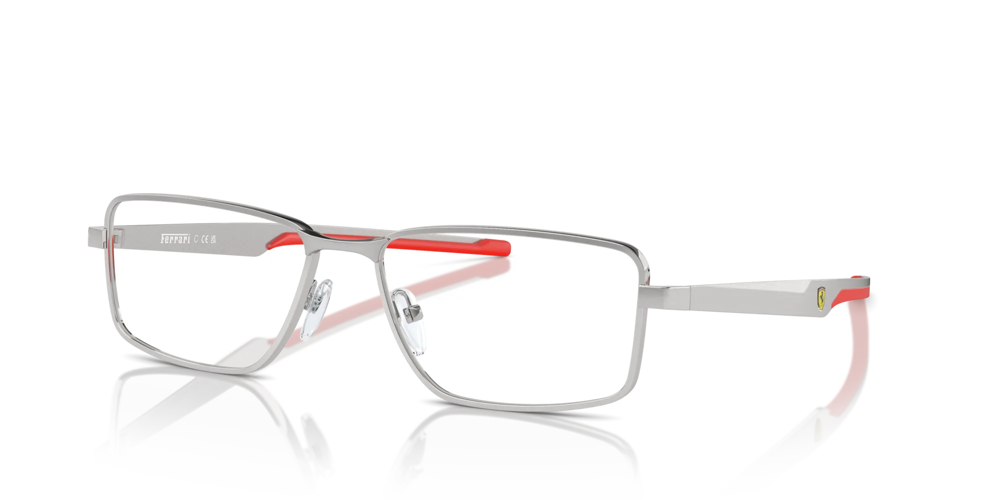 Ferrari Scuderia FZ7004 103 Montature da vista Metallo Argento Squadrata Normale - immagine 4