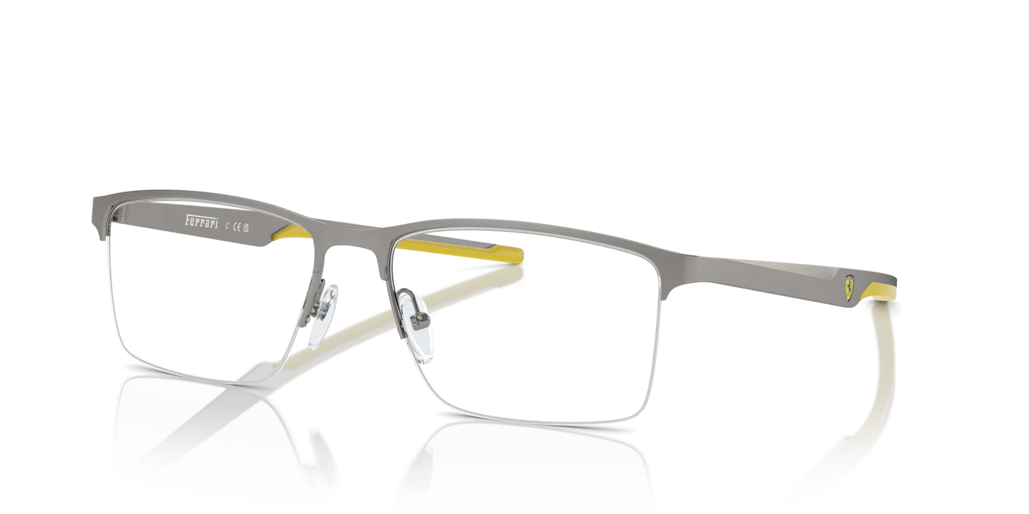Ferrari Scuderia FZ7003 110 Montature da vista Metallo Grigio Squadrata Normale - immagine 4