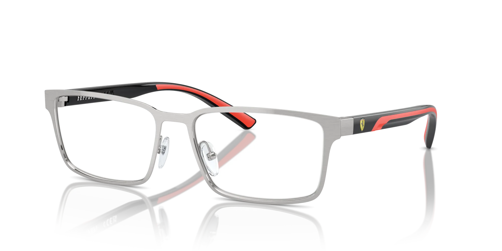 Ferrari Scuderia FZ7002 107 Montature da vista Metallo Argento Squadrata Normale - immagine 4