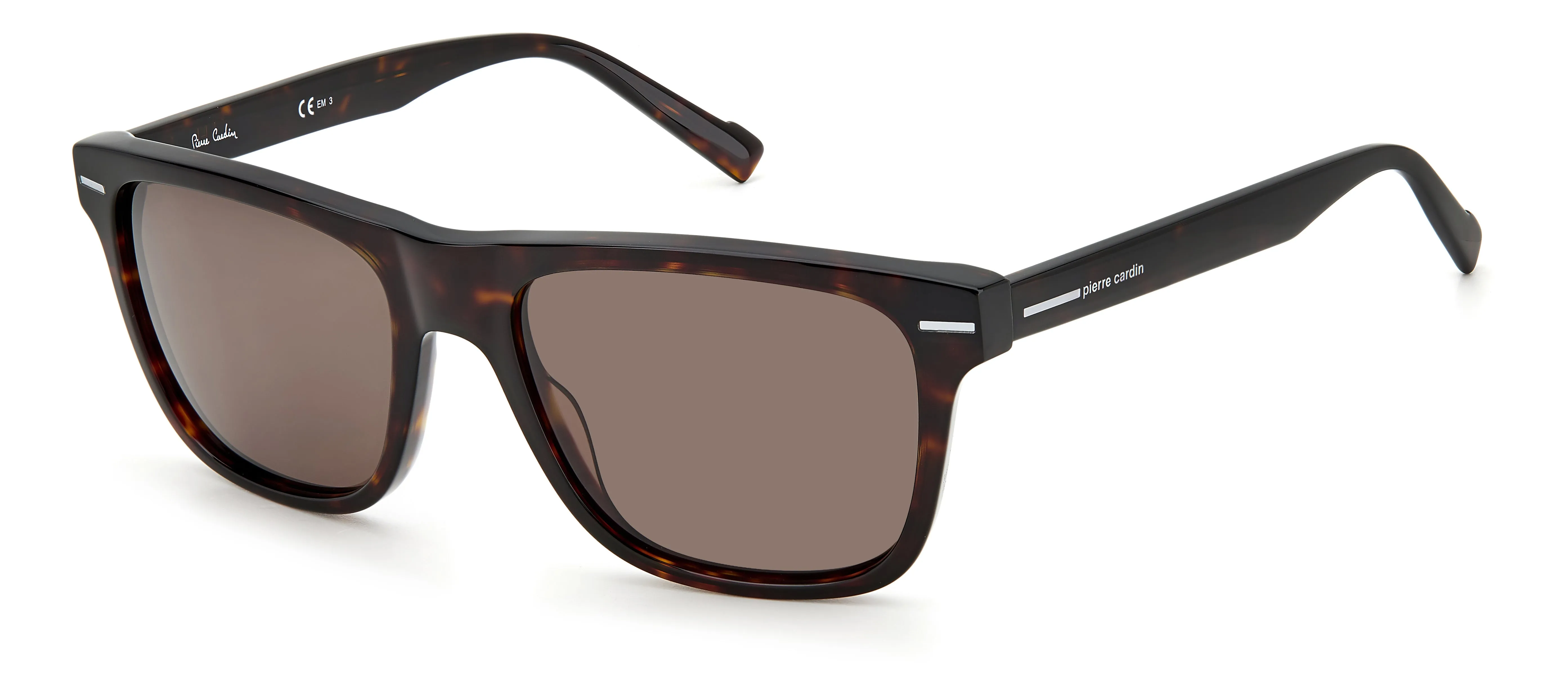 Pierre Cardin P.C. 6243/S 086/QT Occhiali da sole Acetato Havana Verde Squadrata - immagine 1