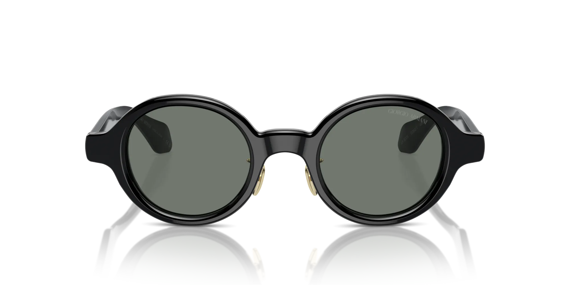 Giorgio Armani AR8205 6060/1 Occhiali da sole Acetato Nero Grigio Rotonda Normale - immagine 3
