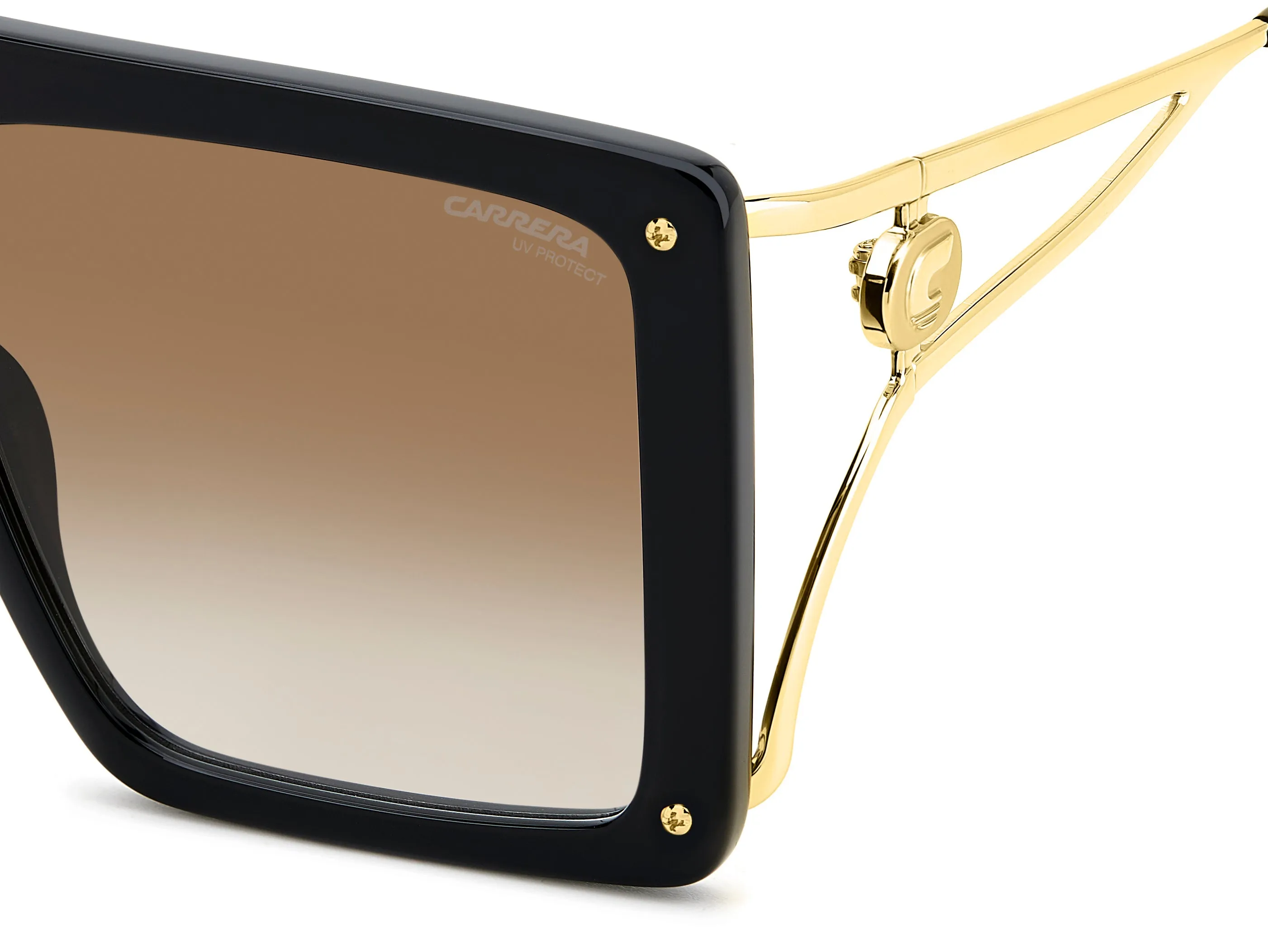 Carrera CA UNICA/SE 807/86 Occhiali da sole Acetato Nero Nero Squadrata Normale Sfumato - immagine 4