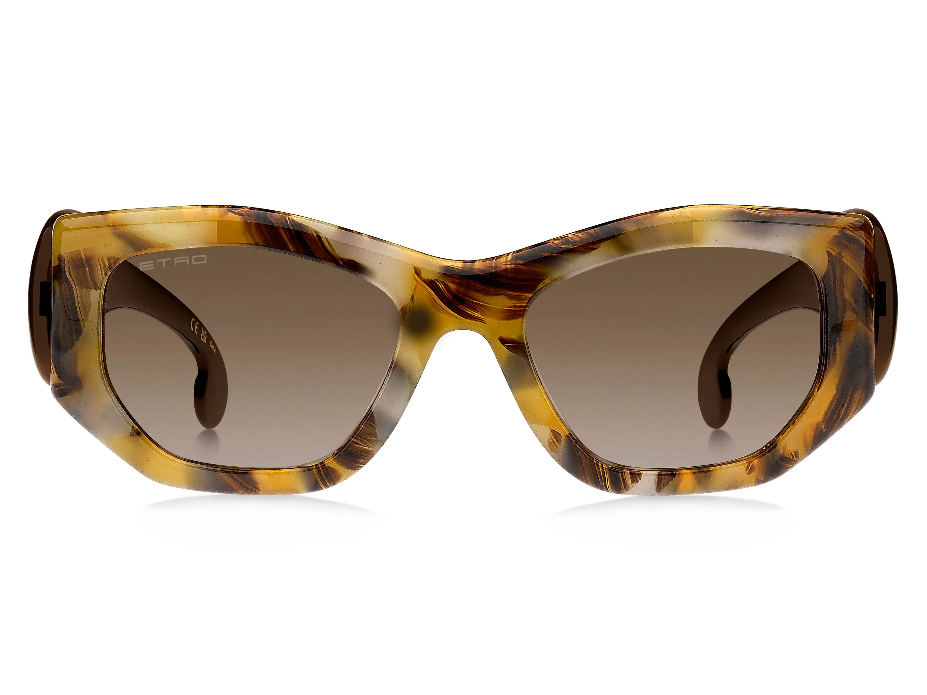 ETRO ETRO ETROPAISLEY 086/HA Occhiali da sole Marrone Sfumato - immagine 2