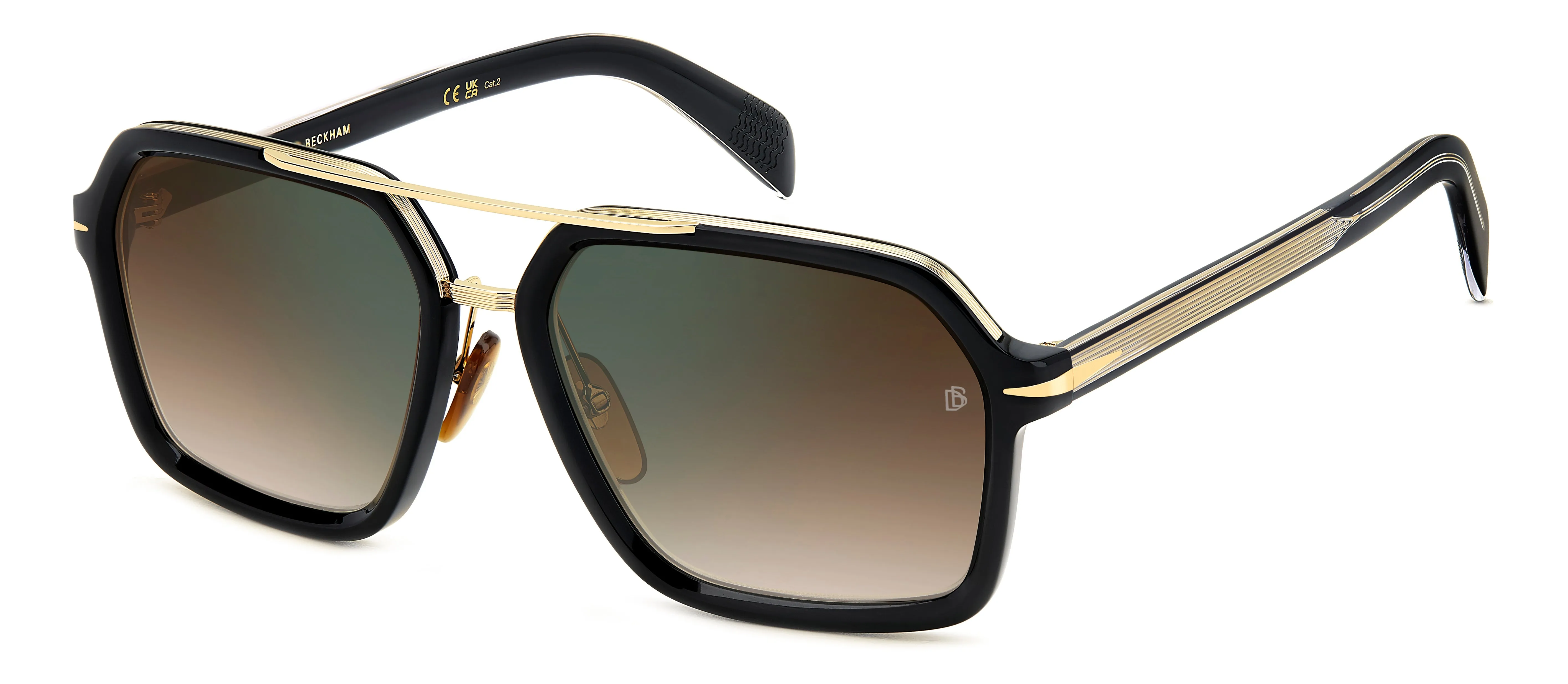DAVID BECKHAM DAVID BECKHAM DB 7128/S 2M2/QY Occhiali da sole Marrone Specchiato - immagine 4