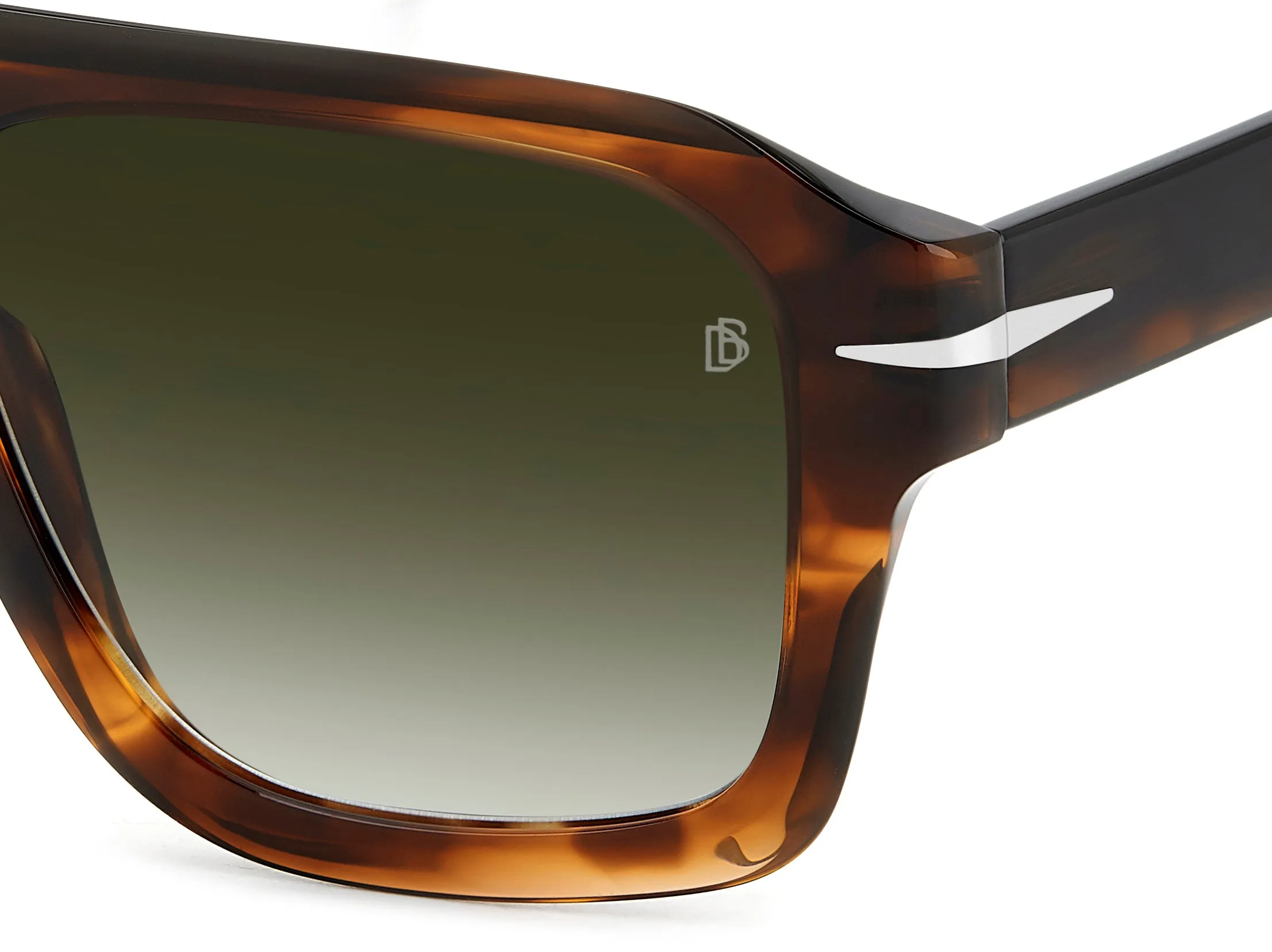 DAVID BECKHAM DAVID BECKHAM DB 7127/S EX4/9K Occhiali da sole Verde Sfumato - immagine 3