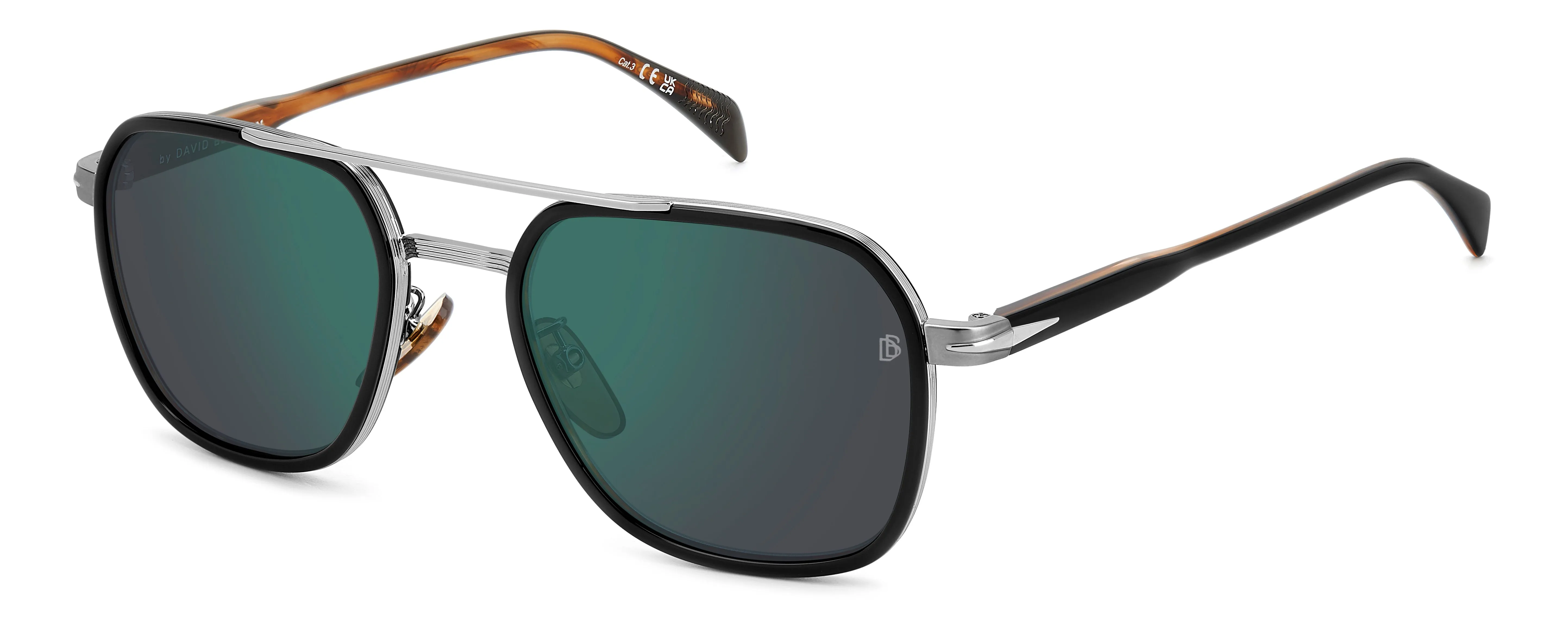 DAVID BECKHAM DAVID BECKHAM DB 1161/S 05K/MT Occhiali da sole Verde Specchiato - immagine 1
