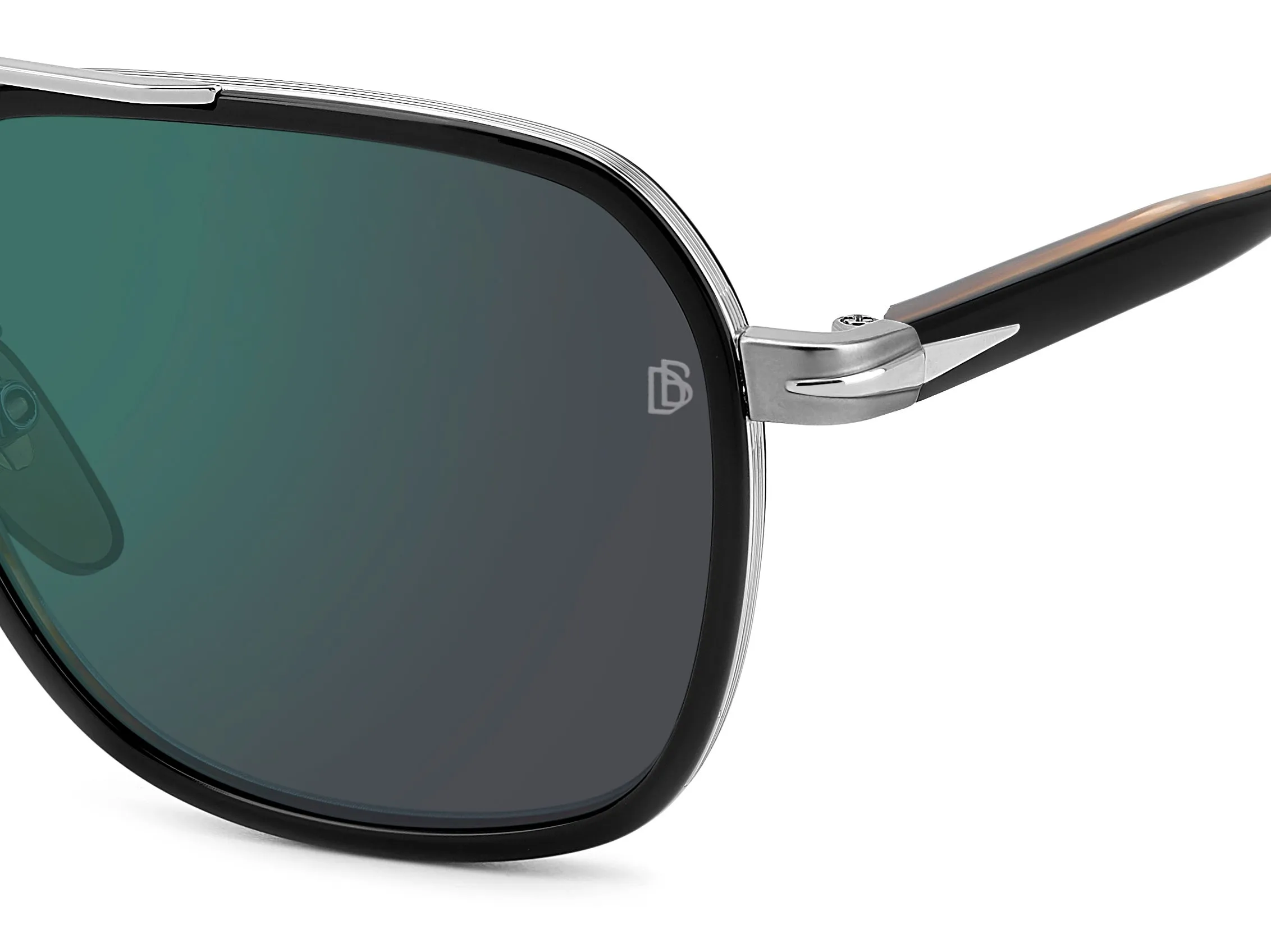 DAVID BECKHAM DAVID BECKHAM DB 1161/S 05K/MT Occhiali da sole Verde Specchiato - immagine 3