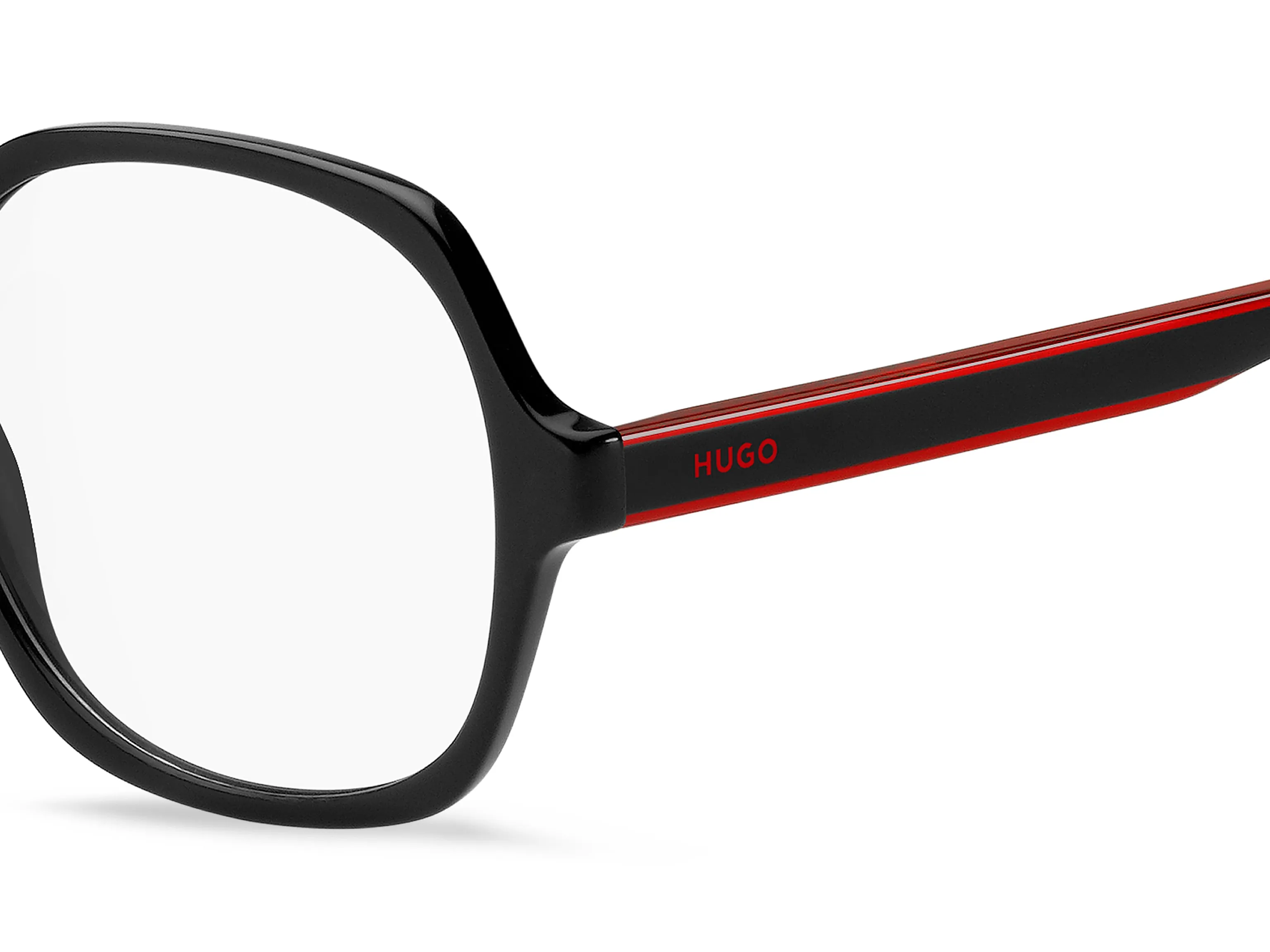 Hugo Boss HG 1302 OIT Montature da vista Acetato Nero Geometrica - immagine 3