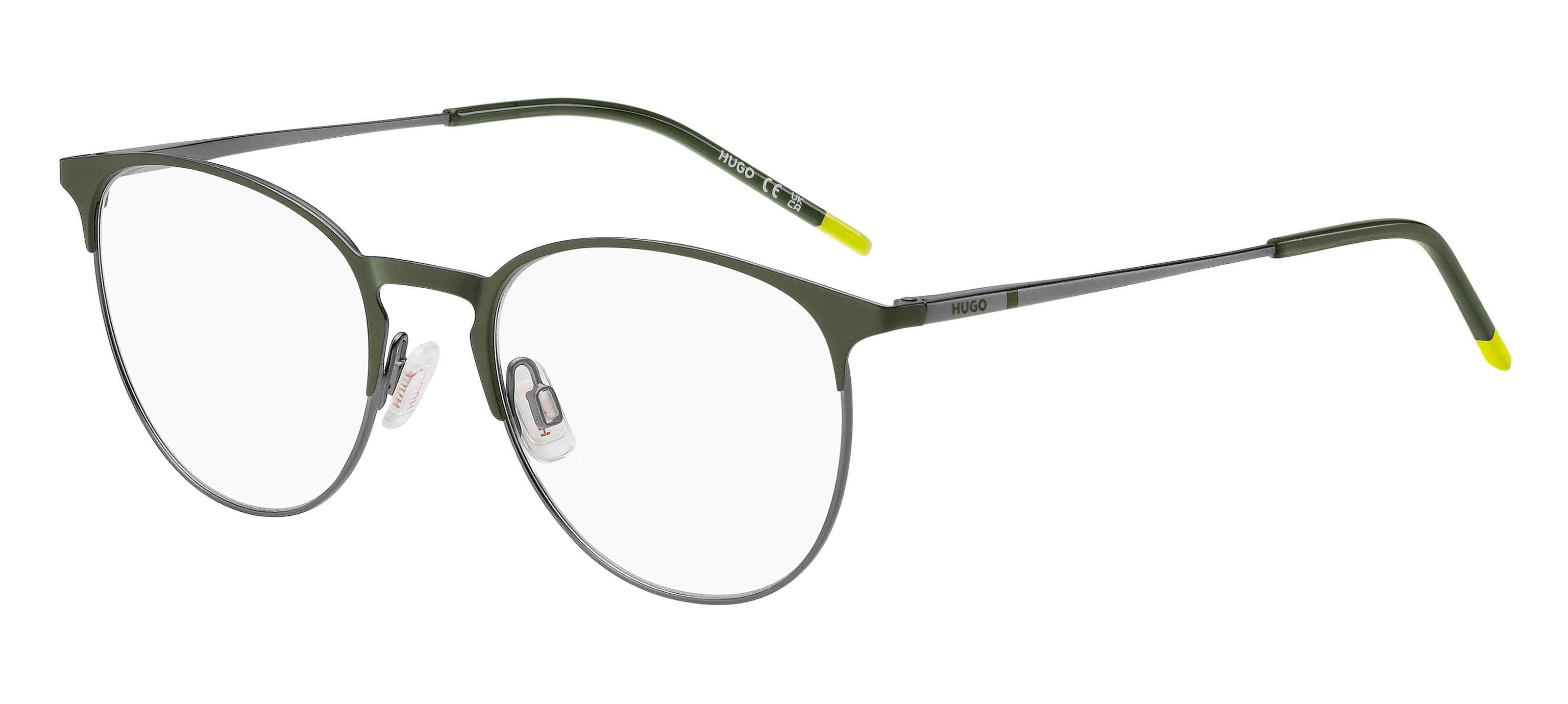 Hugo Boss HG 1290 0OC Montature da vista Acciaio Canna di Fucile opaco Rotonda - immagine 1