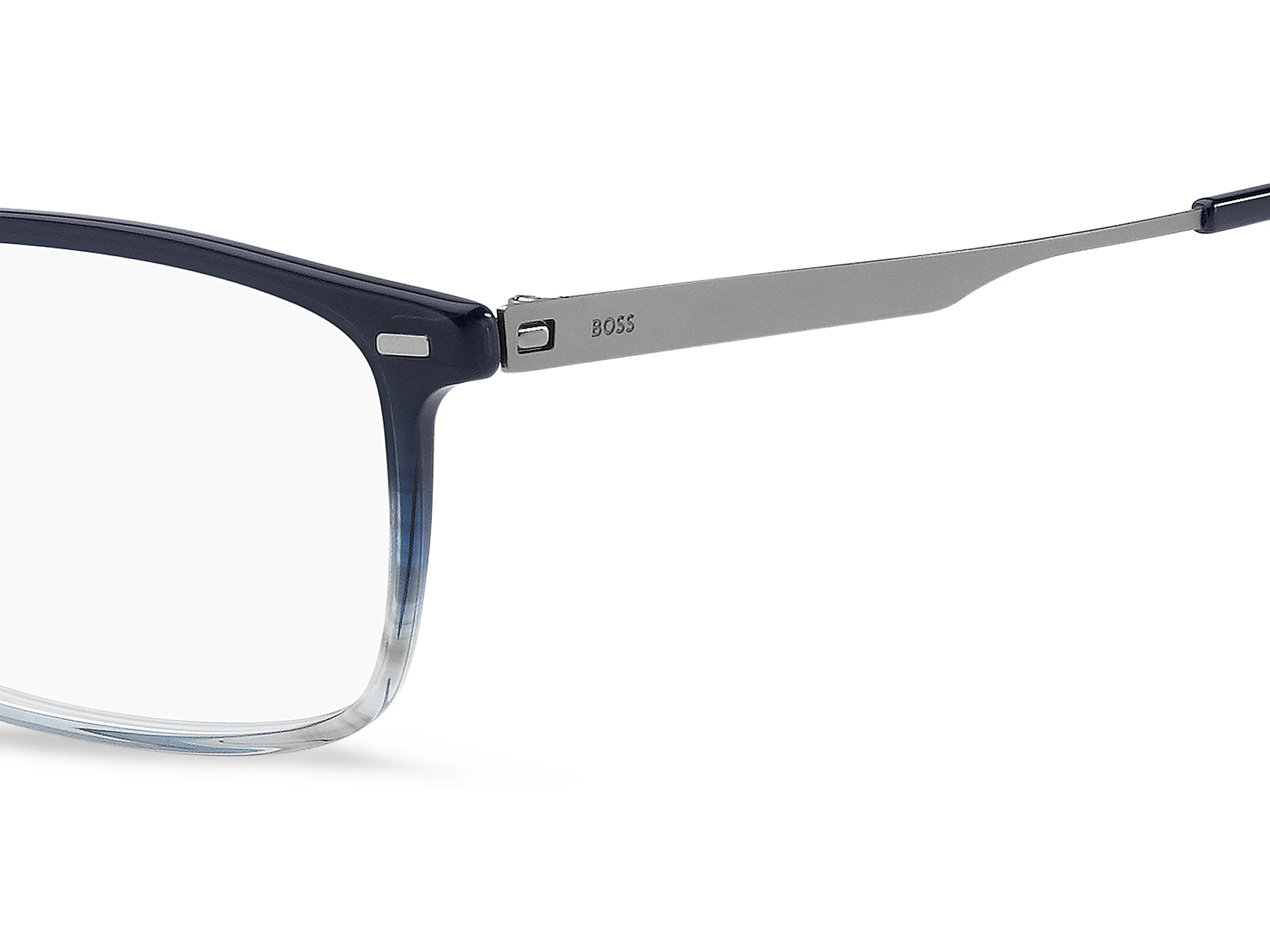 Hugo Boss BOSS 1643 QEU Montature da vista Acetato Blu Squadrata - immagine 3