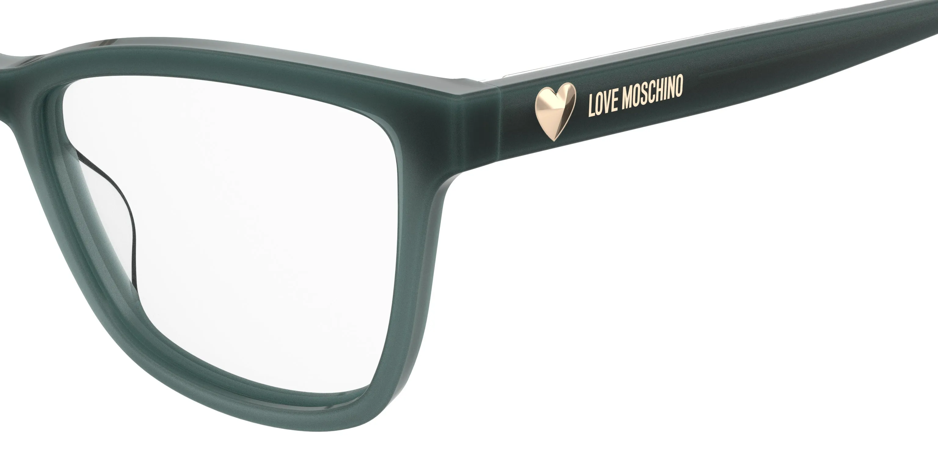 Moschino MOL632 8HC Montature da vista Acetato Verde Cat Eye - immagine 3