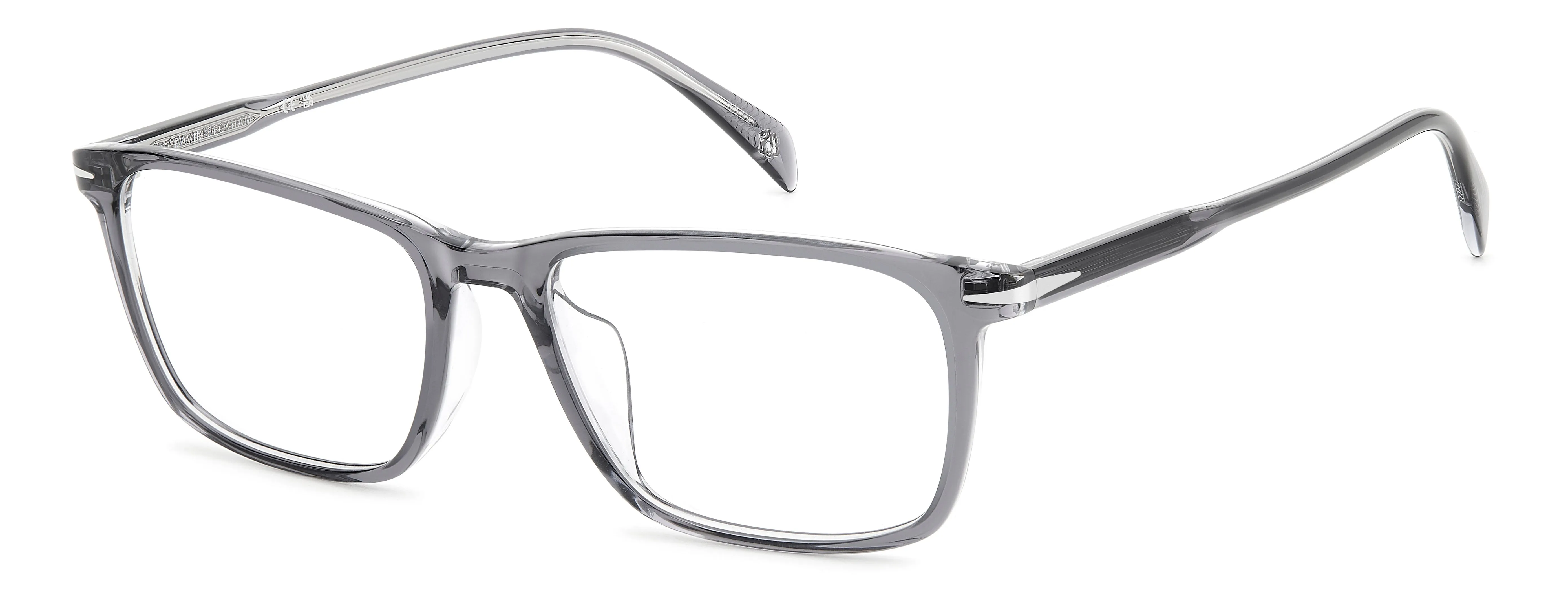 DAVID BECKHAM DB 1154/F TX7 Montature da vista Acetato Grigio Squadrata - immagine 1