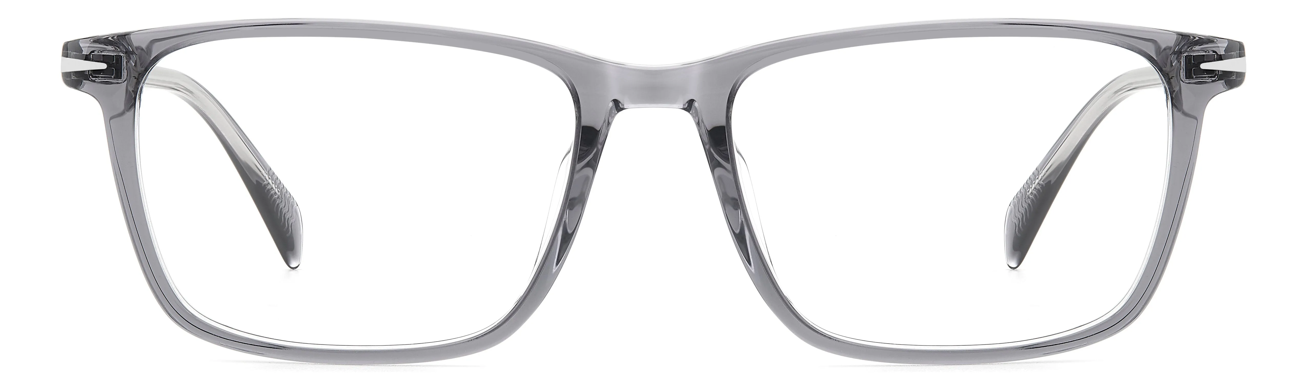 DAVID BECKHAM DB 1154/F TX7 Montature da vista Acetato Grigio Squadrata - immagine 2