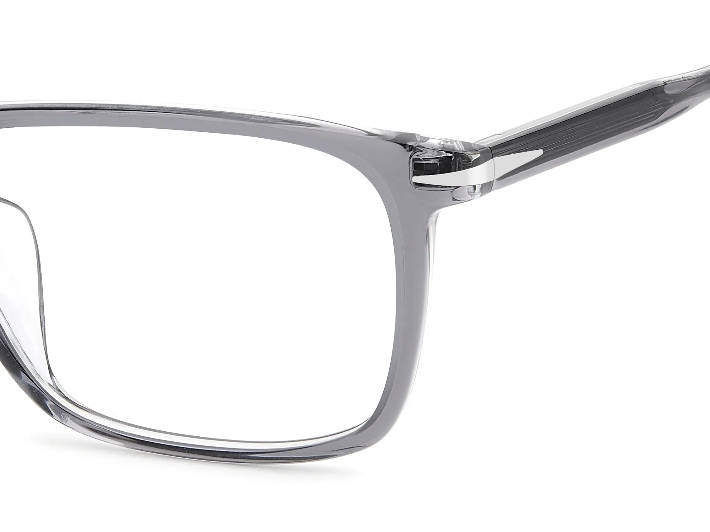 DAVID BECKHAM DB 1154/F TX7 Montature da vista Acetato Grigio Squadrata - immagine 3