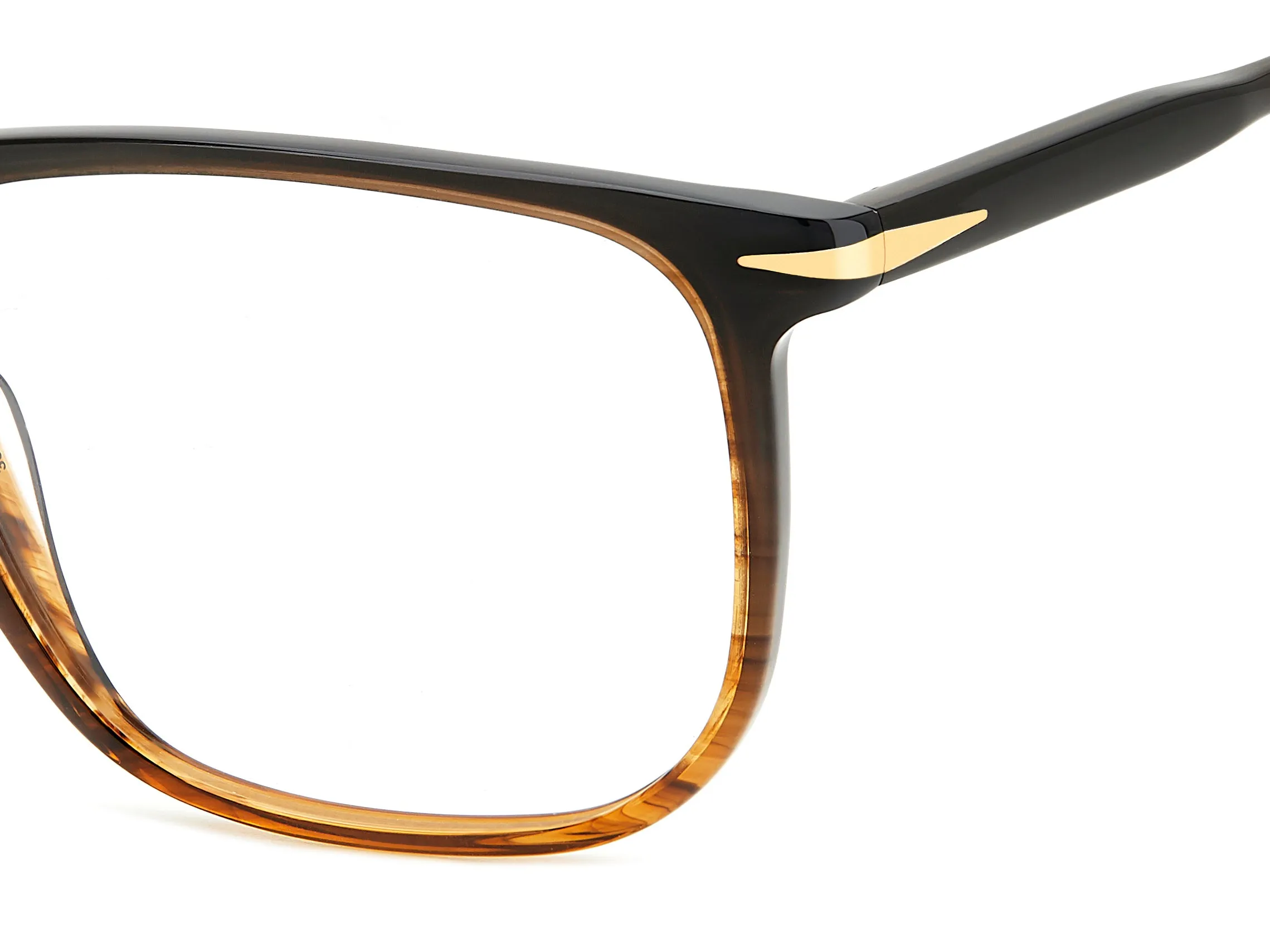 DAVID BECKHAM DB 1141 NNG Montature da vista Acetato Corno marrone Squadrata - immagine 3