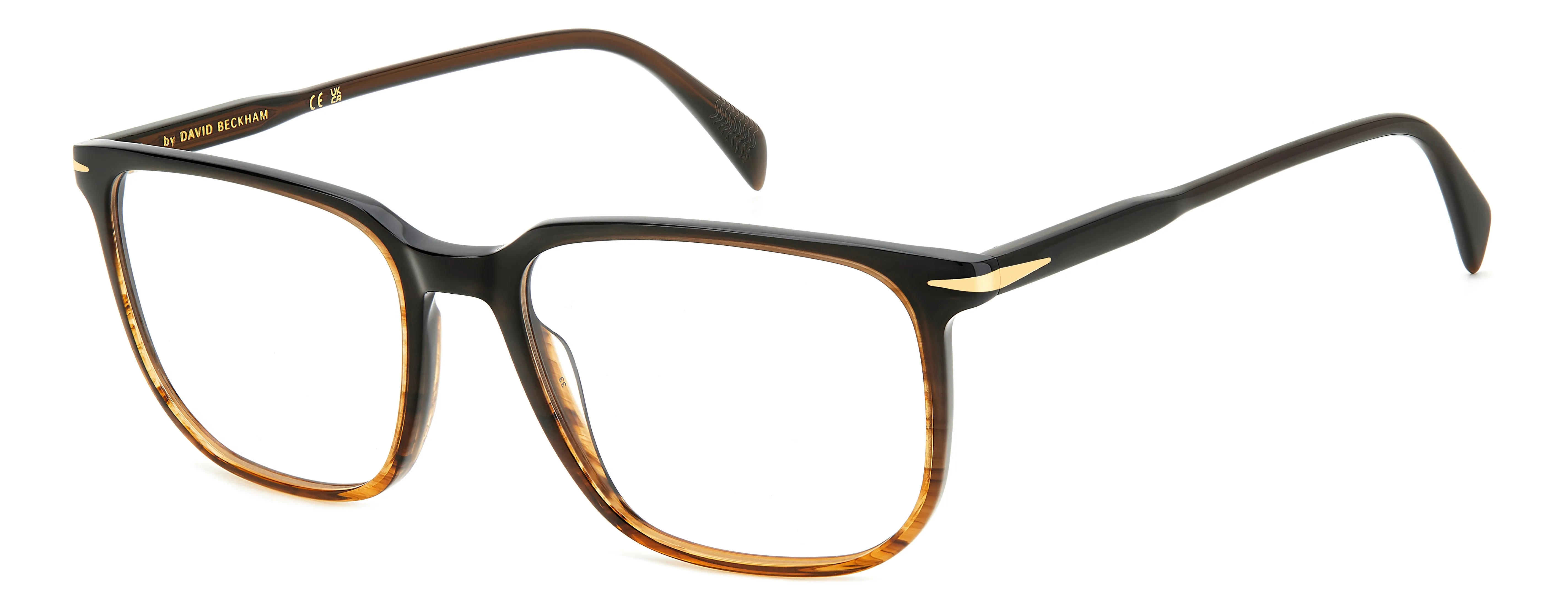 DAVID BECKHAM DB 1141 NNG Montature da vista Acetato Corno marrone Squadrata - immagine 1