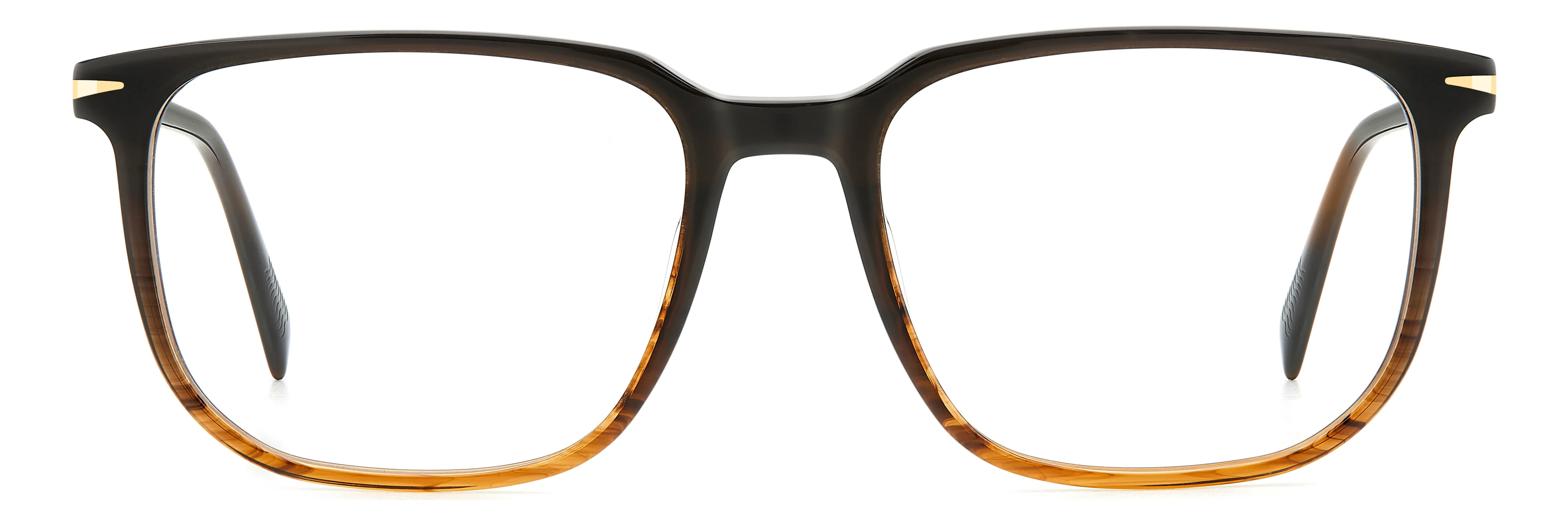 DAVID BECKHAM DB 1141 NNG Montature da vista Acetato Corno marrone Squadrata - immagine 2