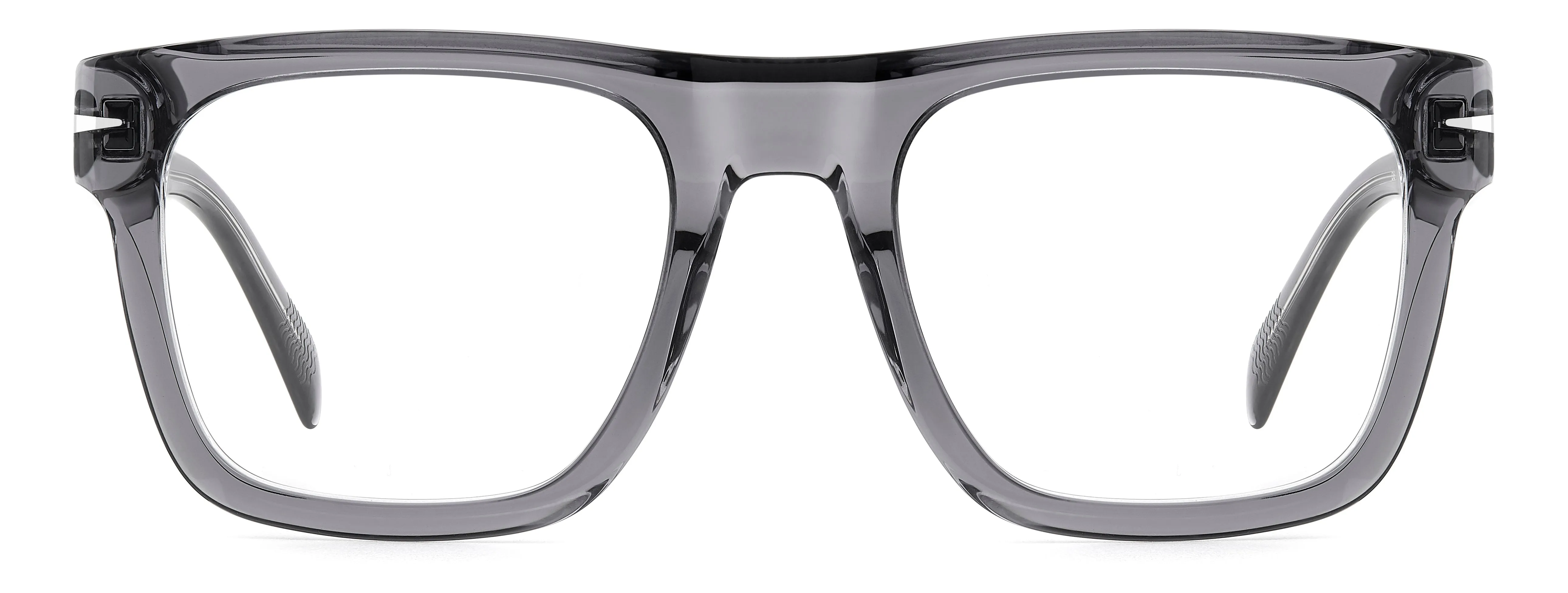 DAVID BECKHAM DB 7020/FLAT TX7 Montature da vista Acetato Grigio Squadrata - immagine 2