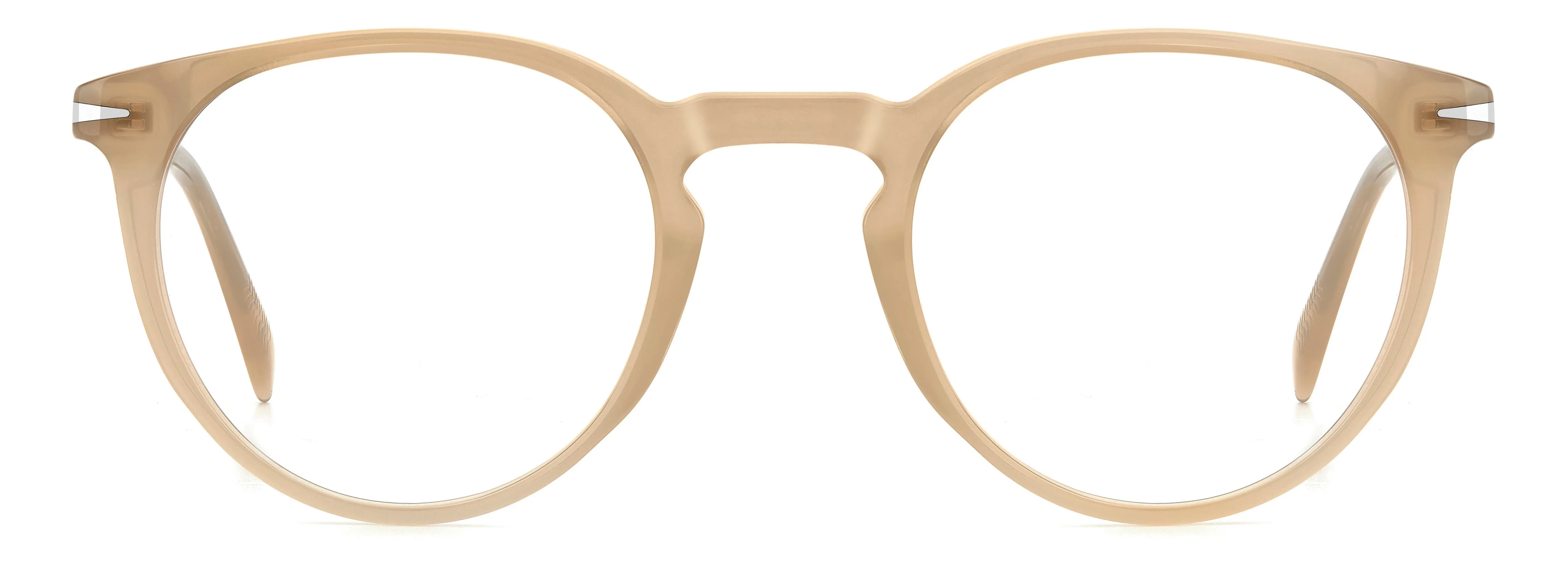 DAVID BECKHAM DB 1139 HAM Montature da vista Acetato Champagne Rotonda - immagine 2