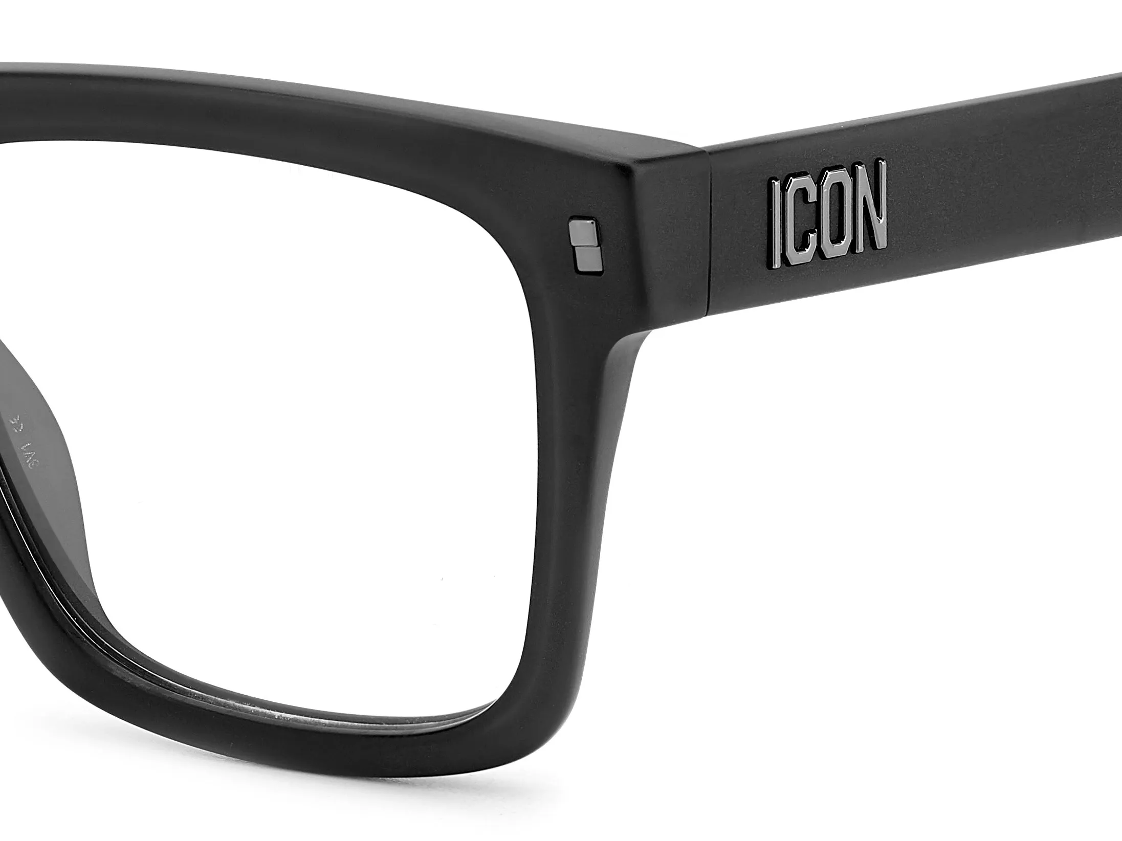 Dsquared2 ICON 0013 003 Montature da vista Acetato Nero-opaco Squadrata - immagine 3