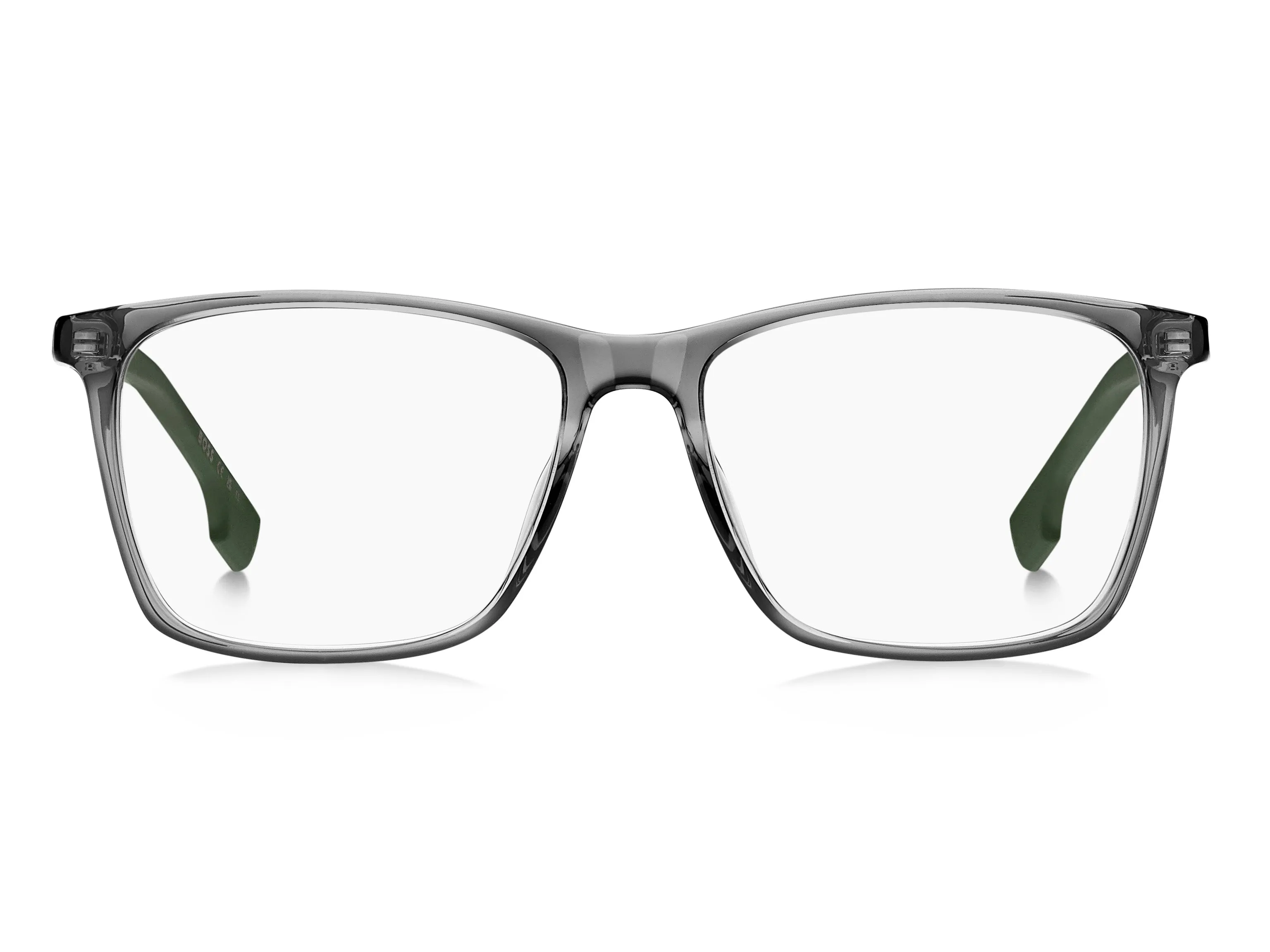 Hugo Boss BOSS 1582 3U5 Montature da vista Acetato Grigio verde Squadrata - immagine 2