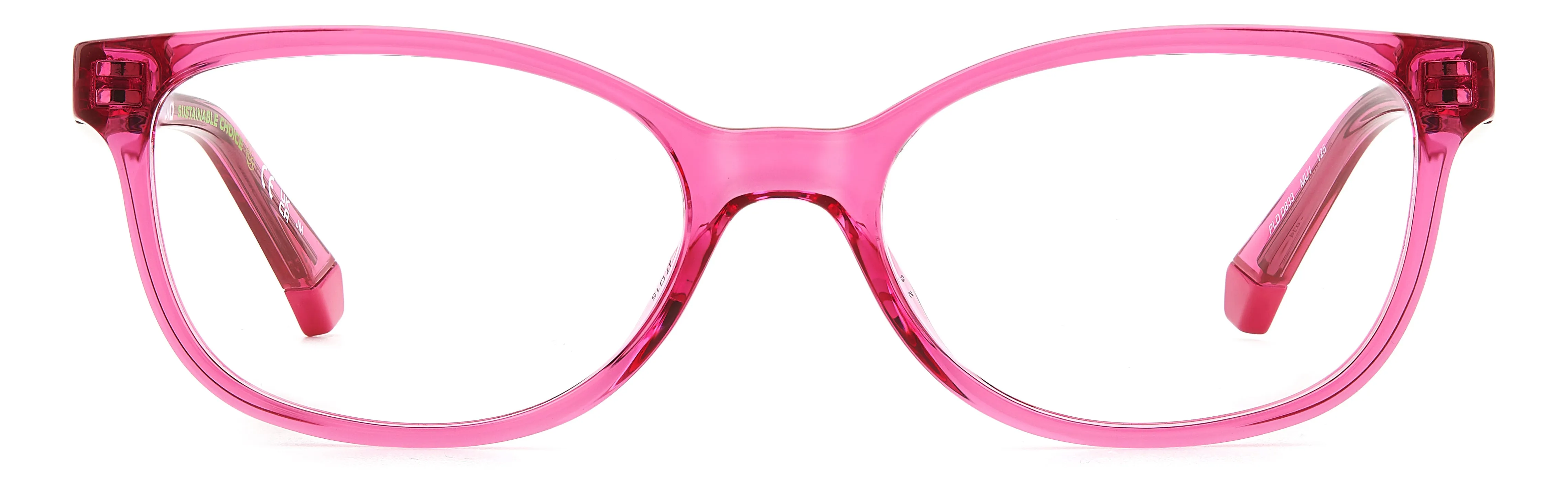 Polaroid PLD D833 MU1 Montature da vista bambino Plastica Fucsia Cat Eye - immagine 2