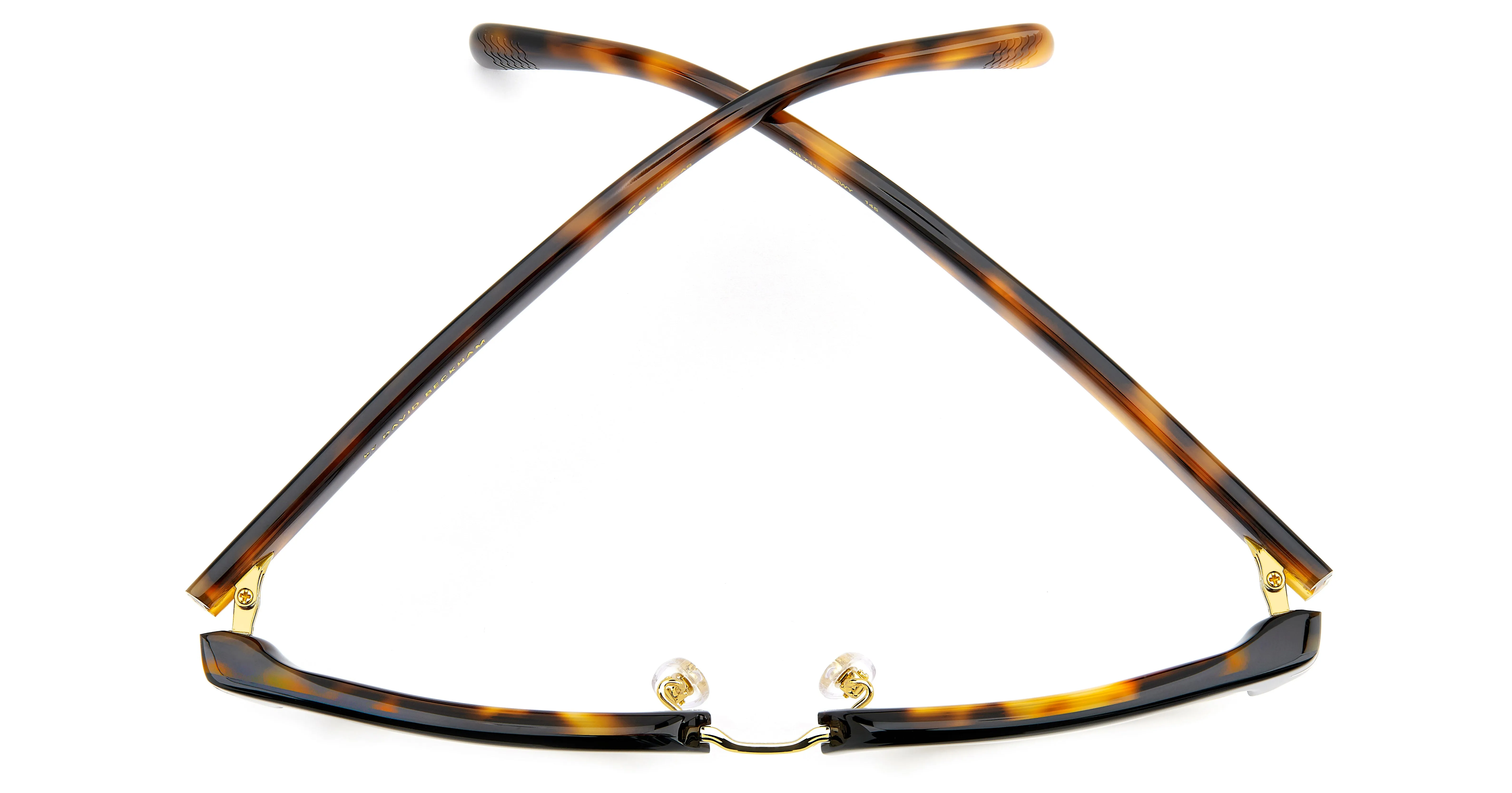DAVID BECKHAM DB 7112 XWY Montature da vista Metallo Nero/Oro Squadrata - immagine 3