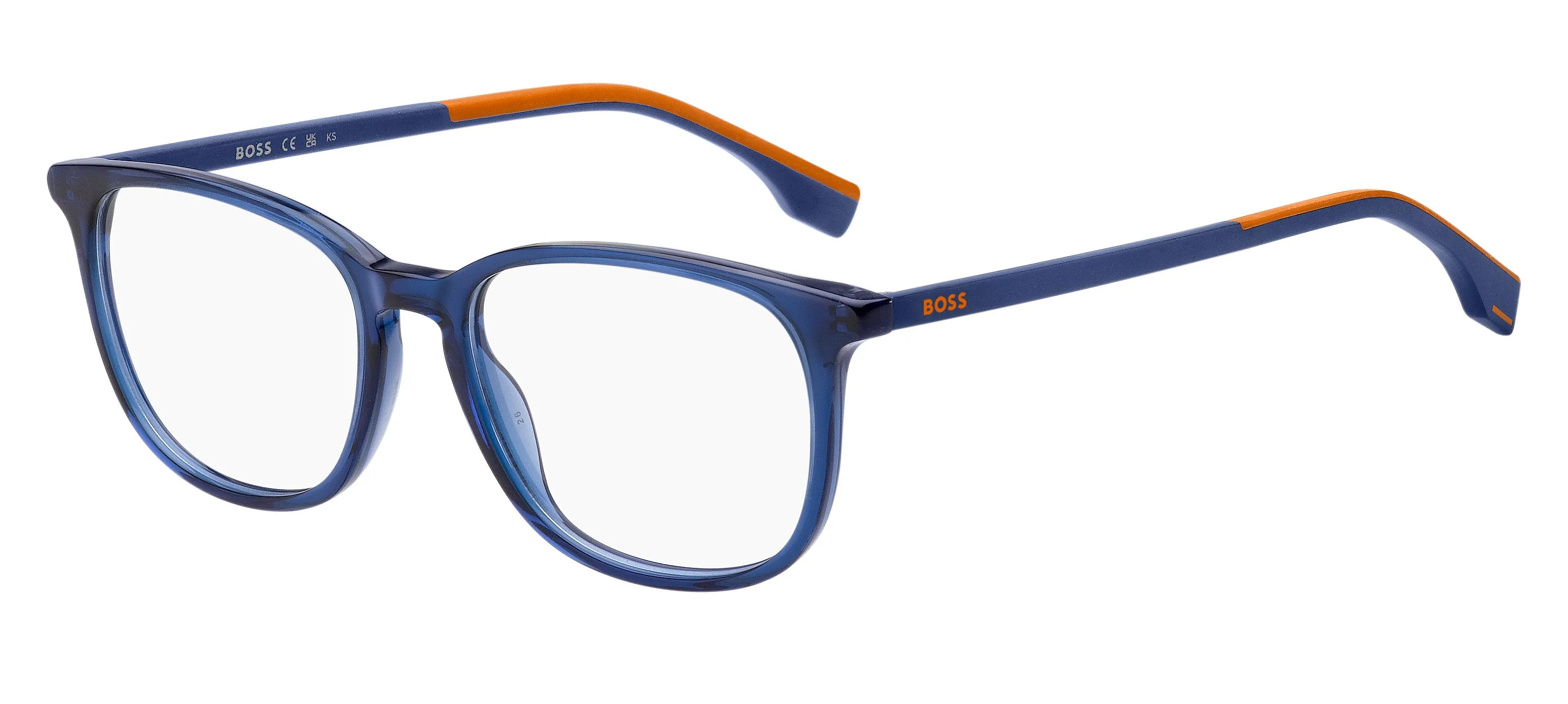 Hugo Boss Junior Hugo Boss BOSS 1546 RTC Montature da vista bambino Acetato Blu/Arancione Squadrata - immagine 1