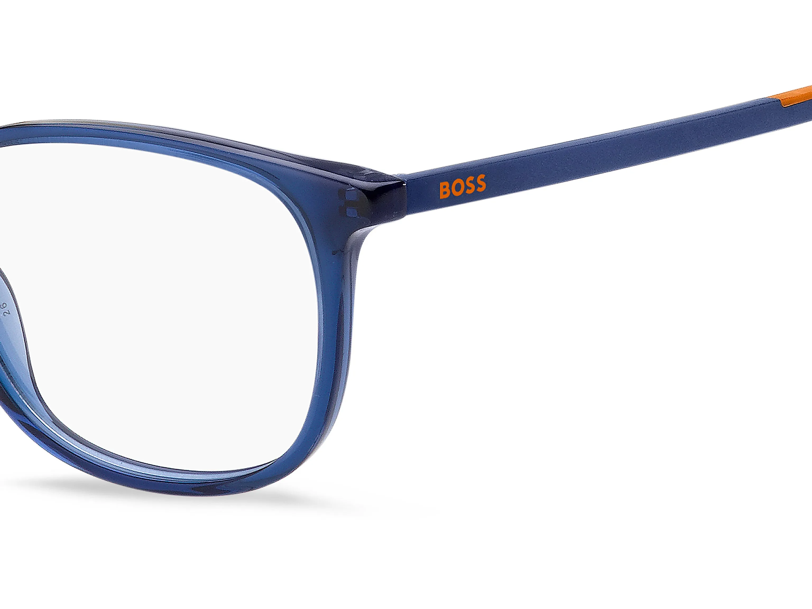 Hugo Boss Junior Hugo Boss BOSS 1546 RTC Montature da vista bambino Acetato Blu/Arancione Squadrata - immagine 3